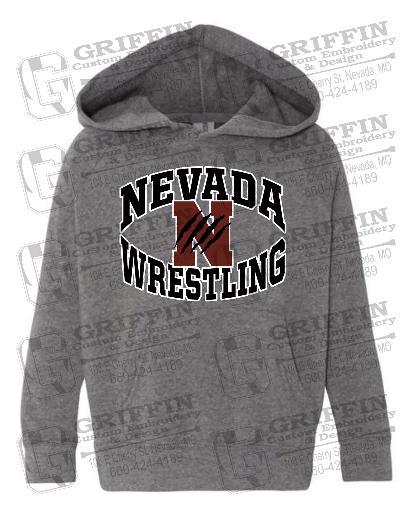 Nevada Tigers 23-H Toddler Hoodie - Wrestling