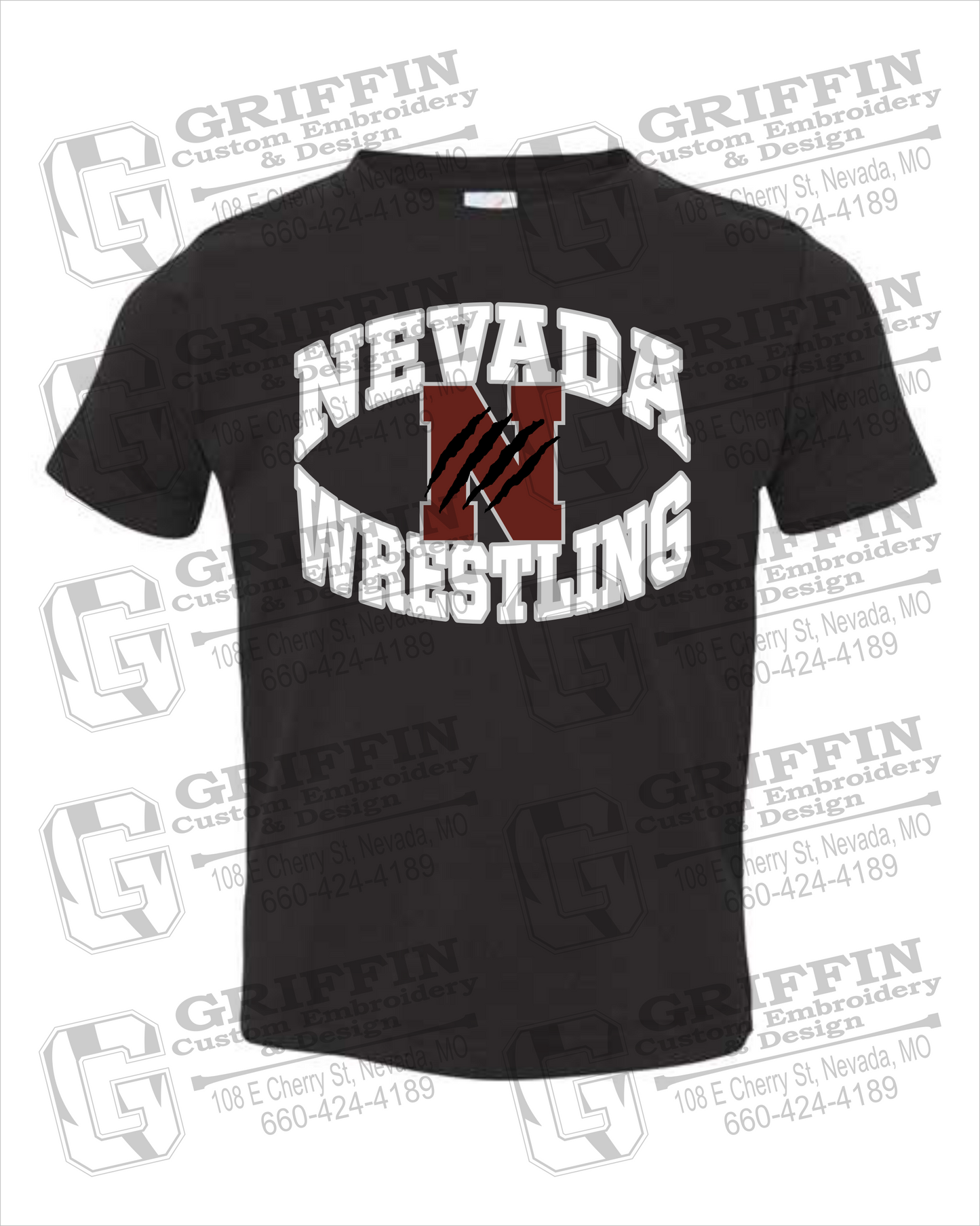 Nevada Tigers 23-H Toddler/Infant T-Shirt - Wrestling