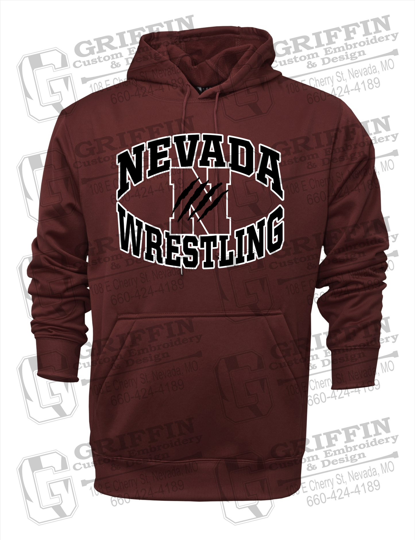 Nevada Tigers 23-H Hoodie - Wrestling