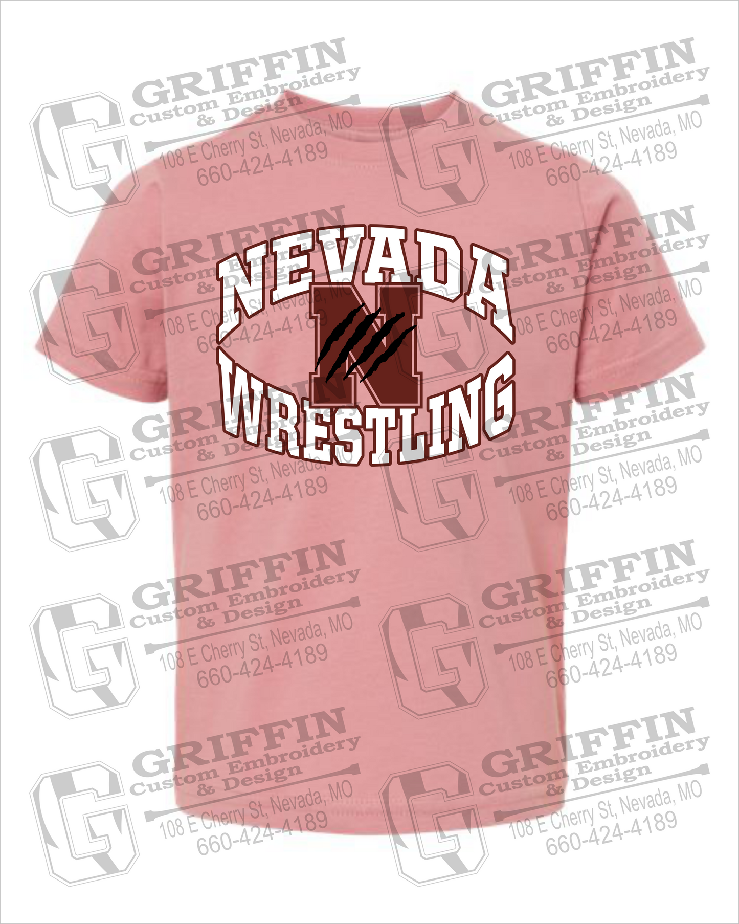 Nevada Tigers 23-H Toddler/Infant T-Shirt - Wrestling