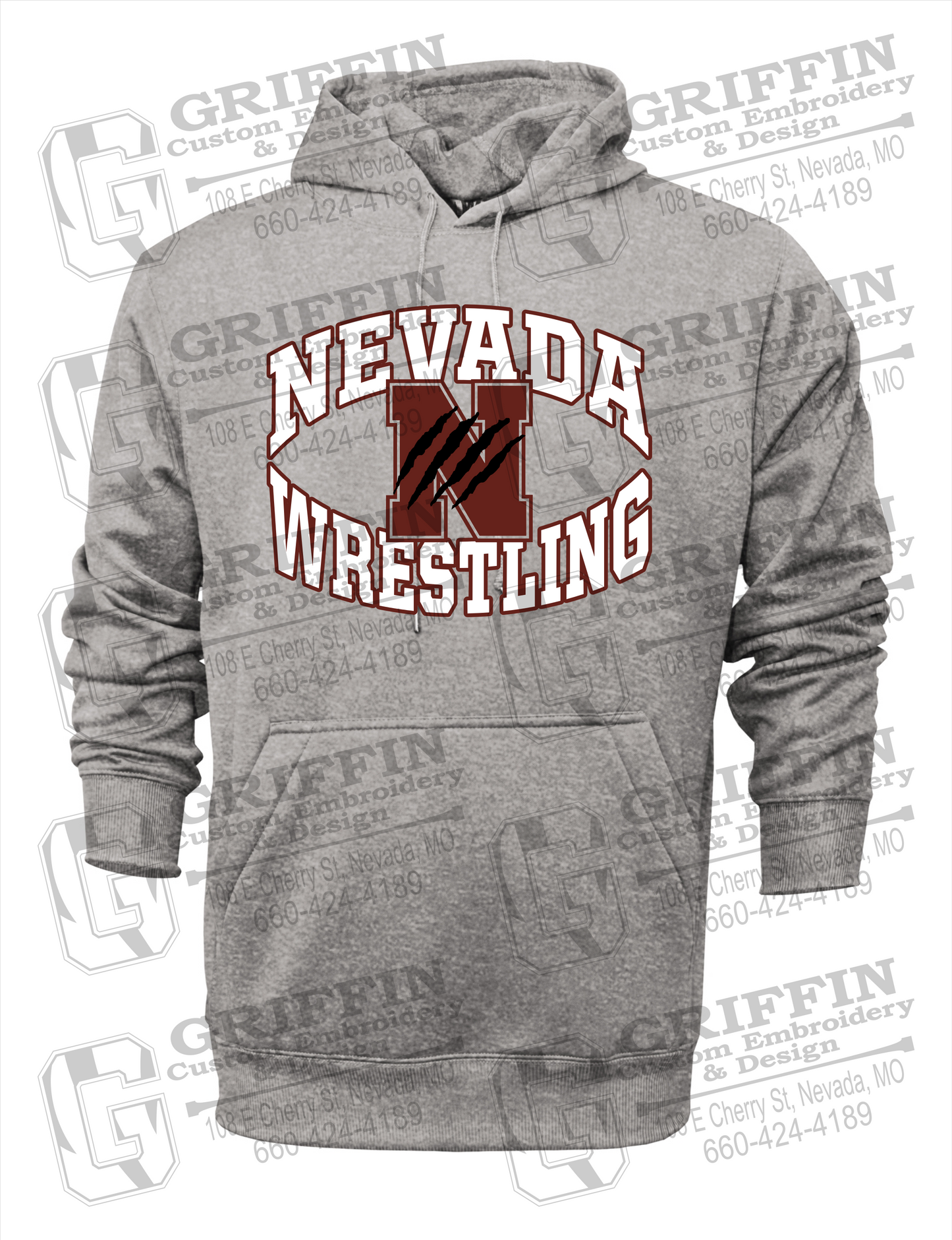 Nevada Tigers 23-H Hoodie - Wrestling