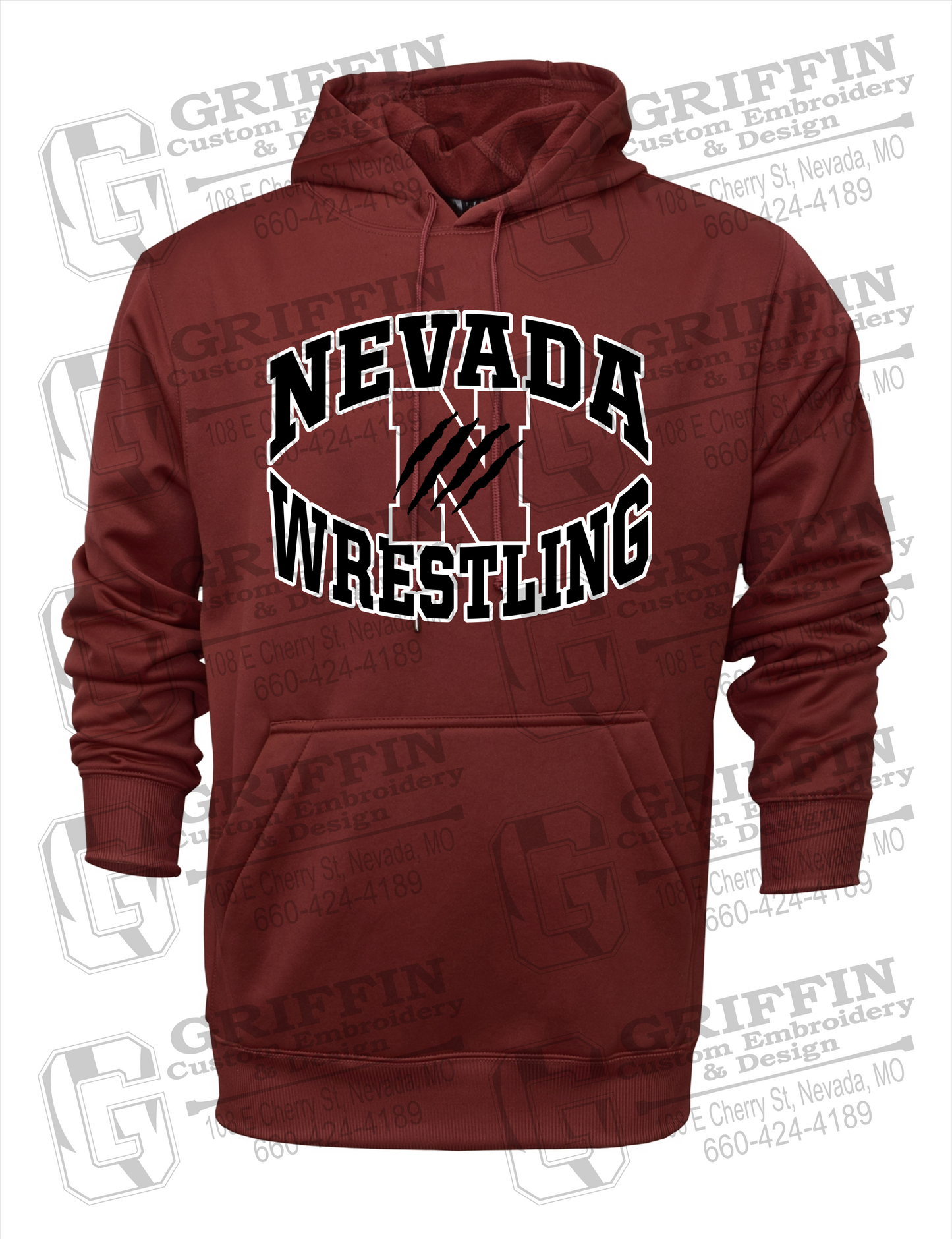 Nevada Tigers 23-H Hoodie - Wrestling