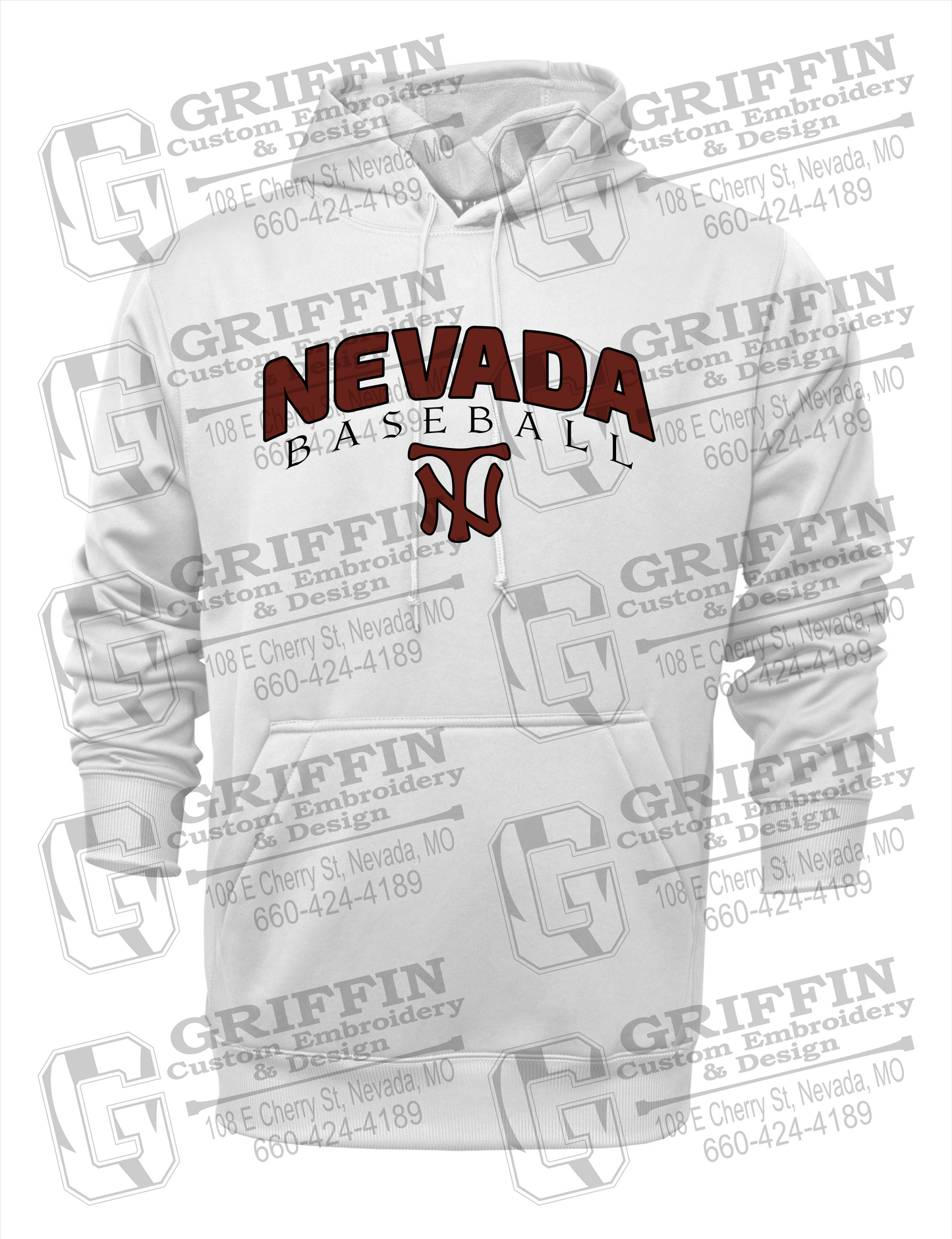 Nevada Tigers 23-J Hoodie - Baseball