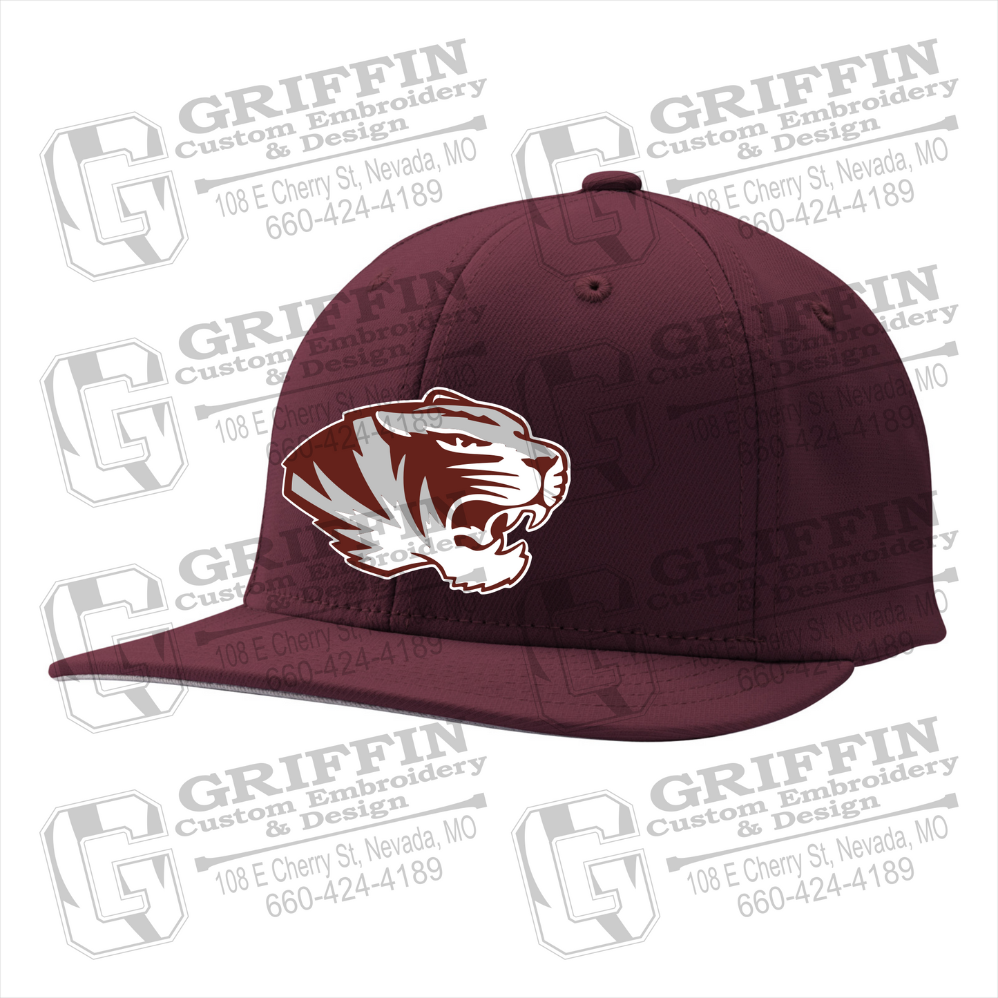 MVP Fitted Cap - Tiger Head Logo