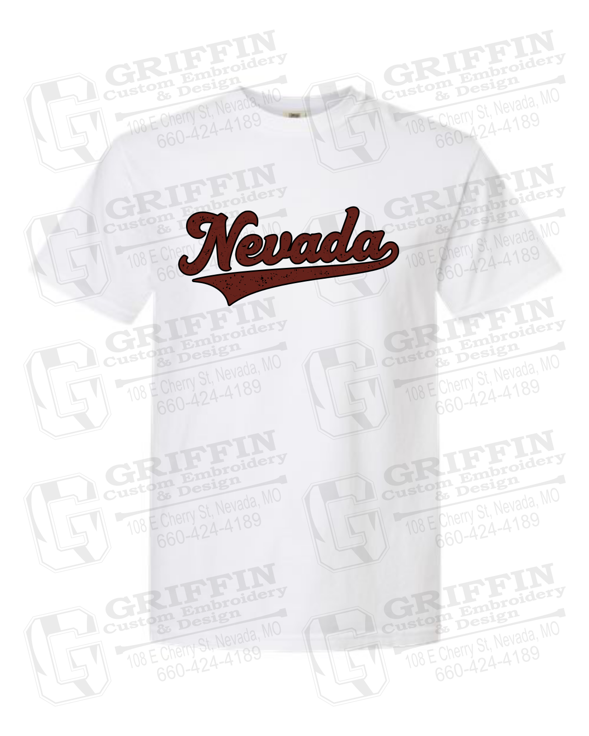 COMFORT COLORS SHORT SLEEVE T-SHIRTS - NEVADA BASEBALL