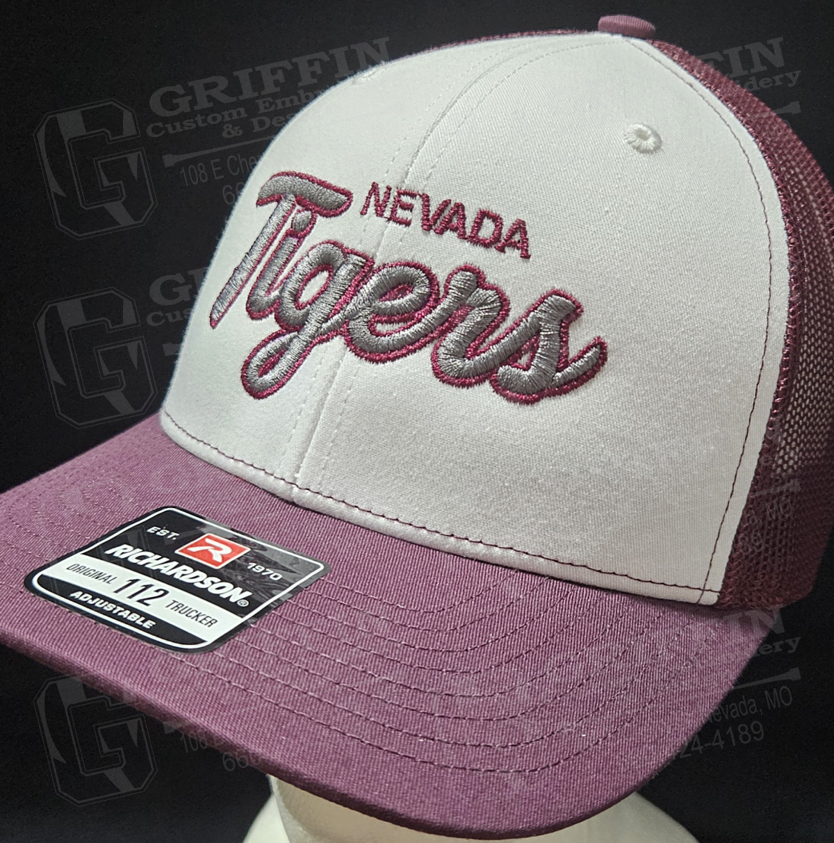 Richardson 112 Snapback Trucker Cap - Nevada Tigers