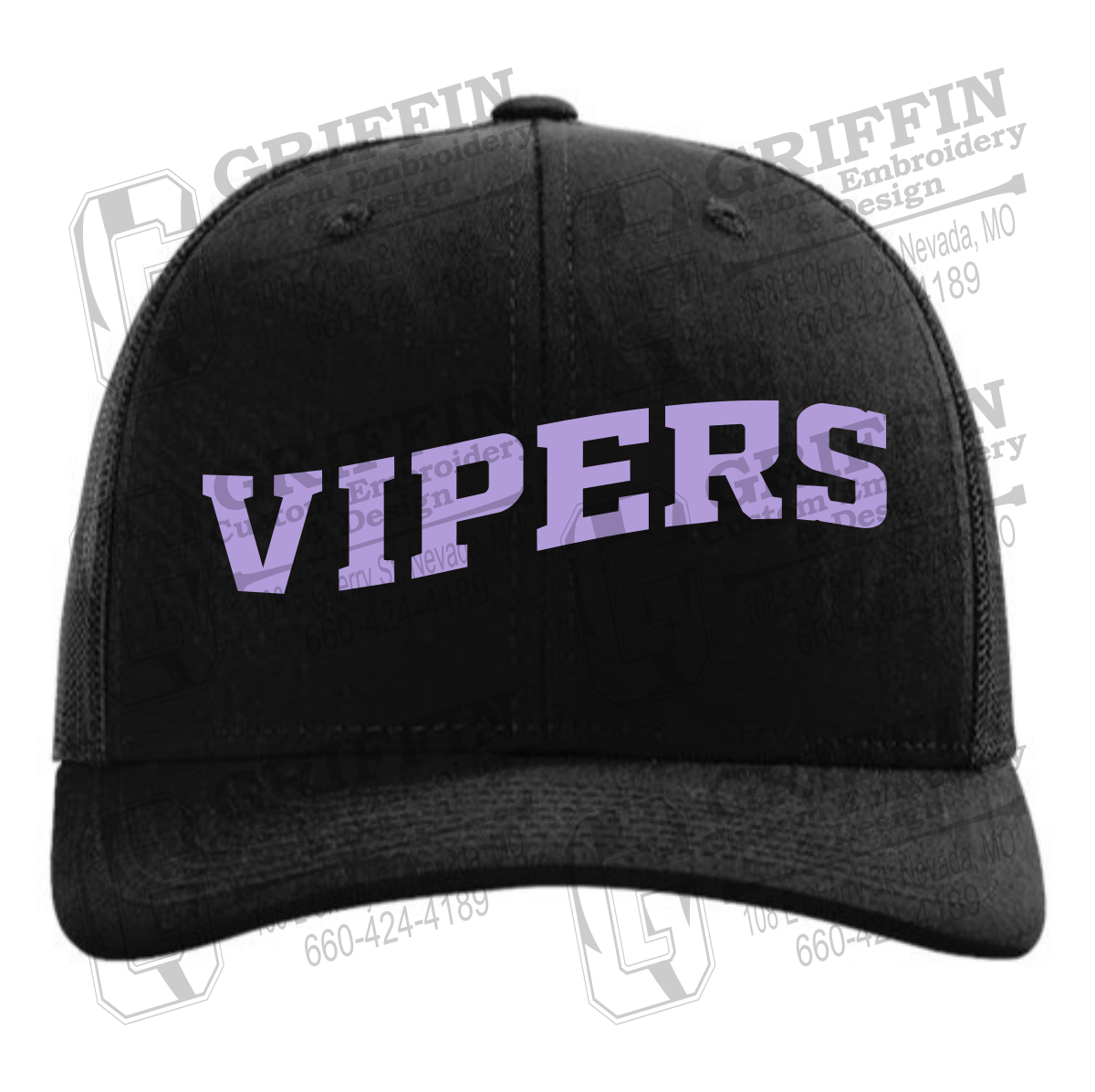 Snapback Trucker Cap - Violet Vipers