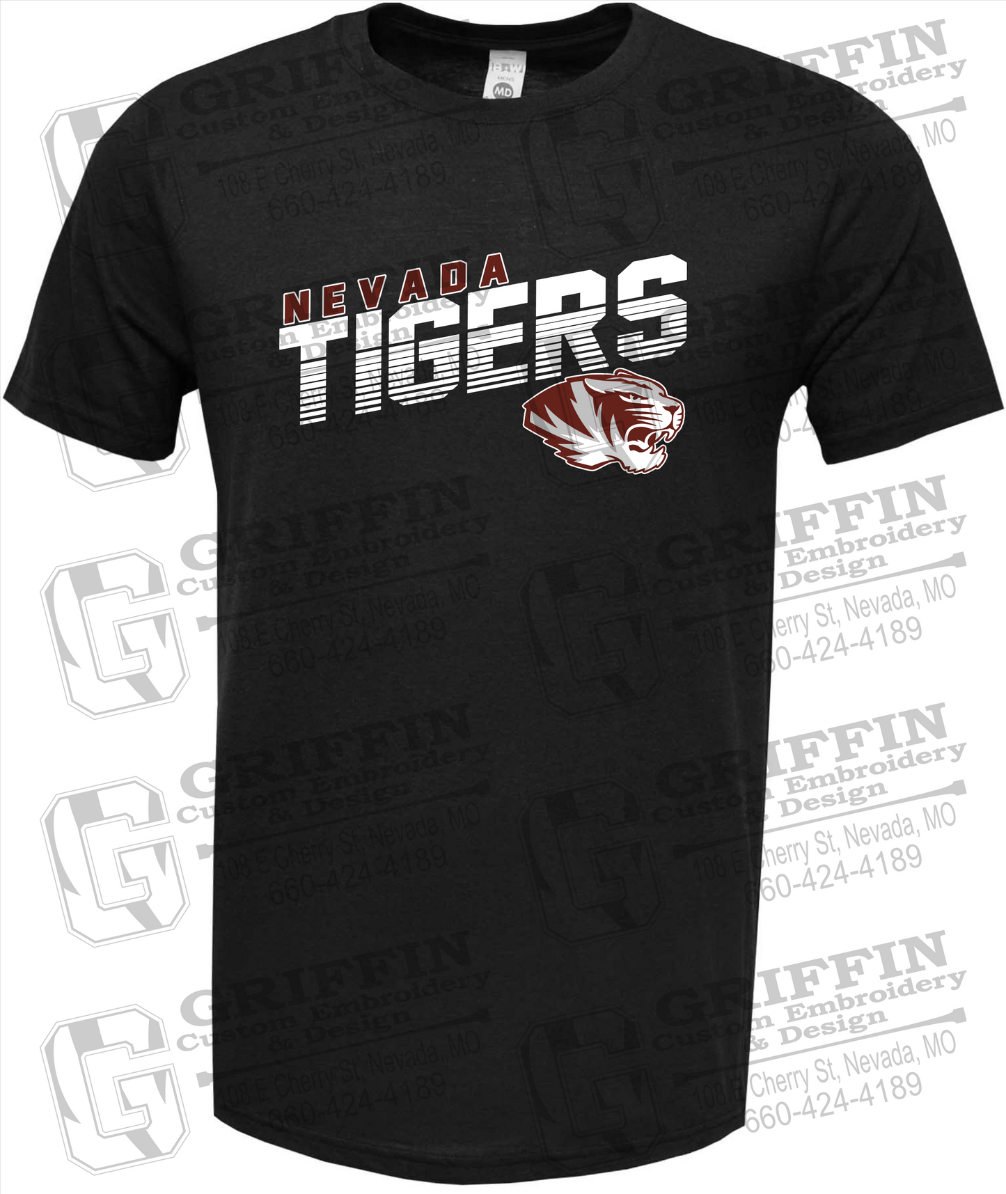 Nevada Tigers 19-A Short Sleeve T-Shirt