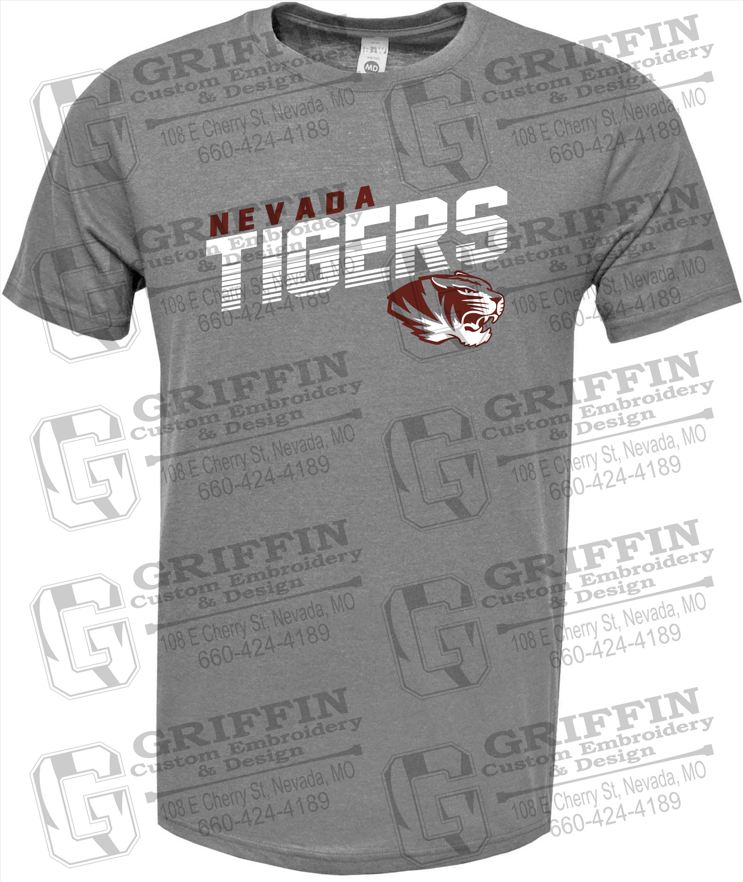 Nevada Tigers 19-A Short Sleeve T-Shirt