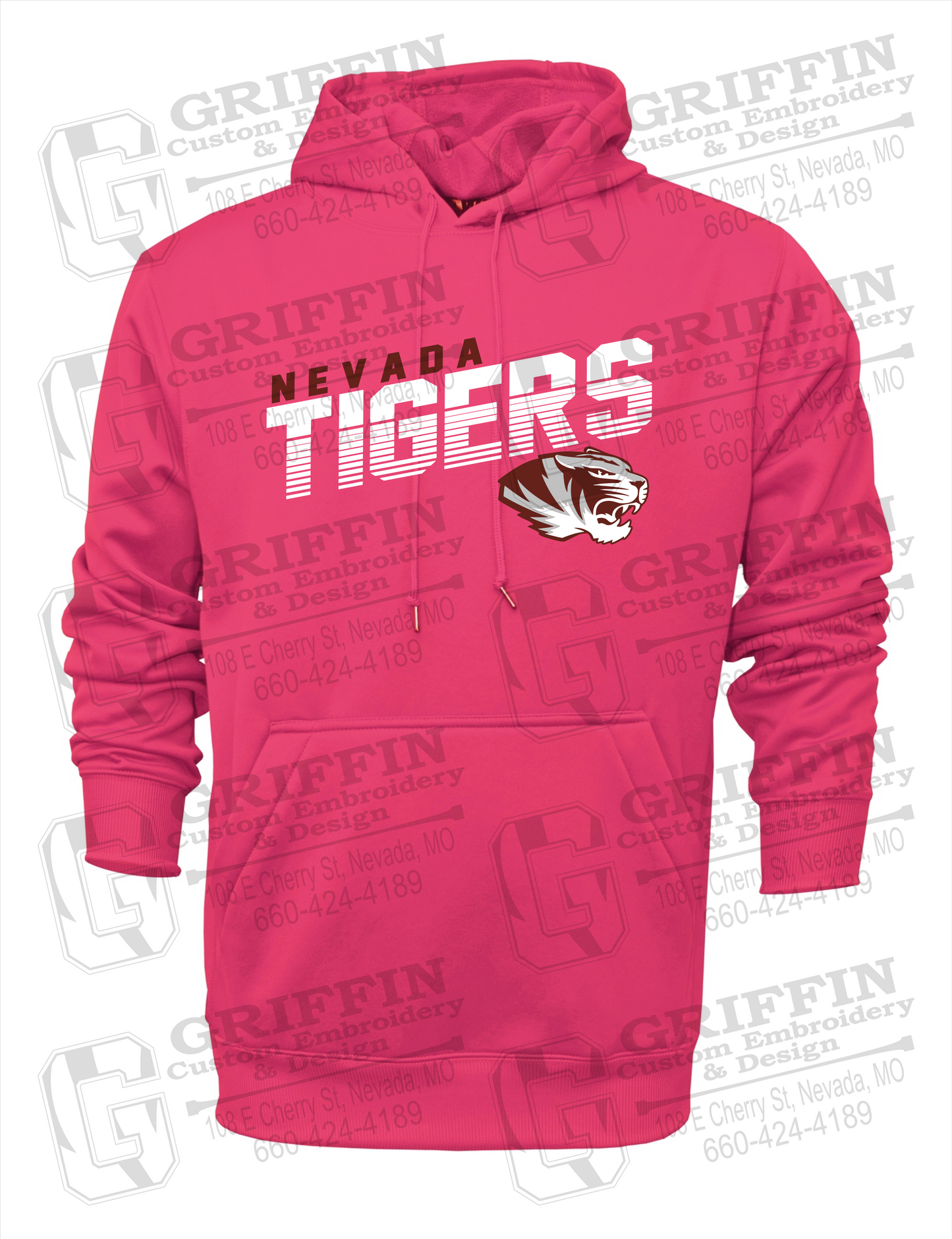 Performance Fleece Hoodie - Nevada Tigers 19-A