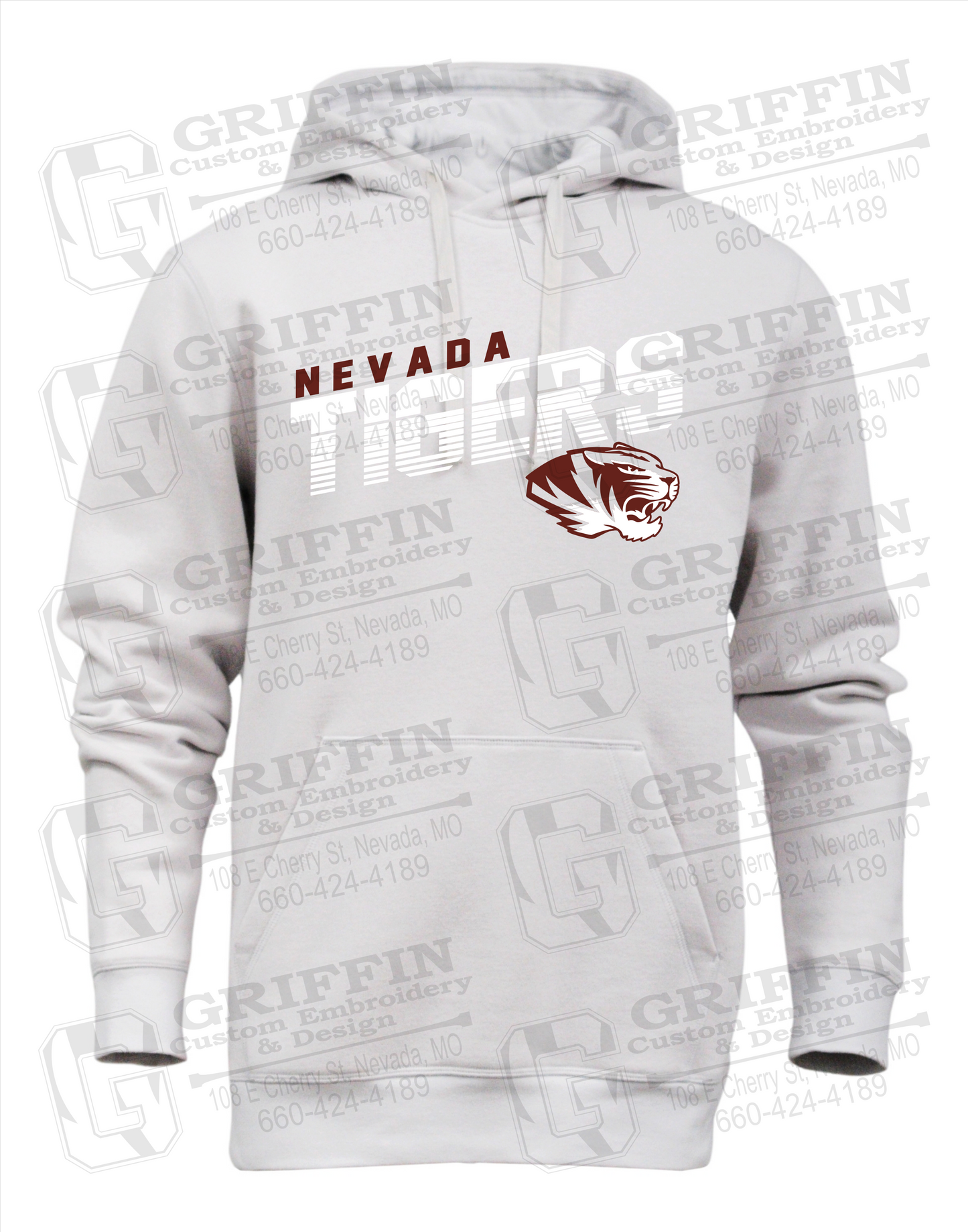 Heavyweight Fleece Hoodie - Nevada Tigers 19-A