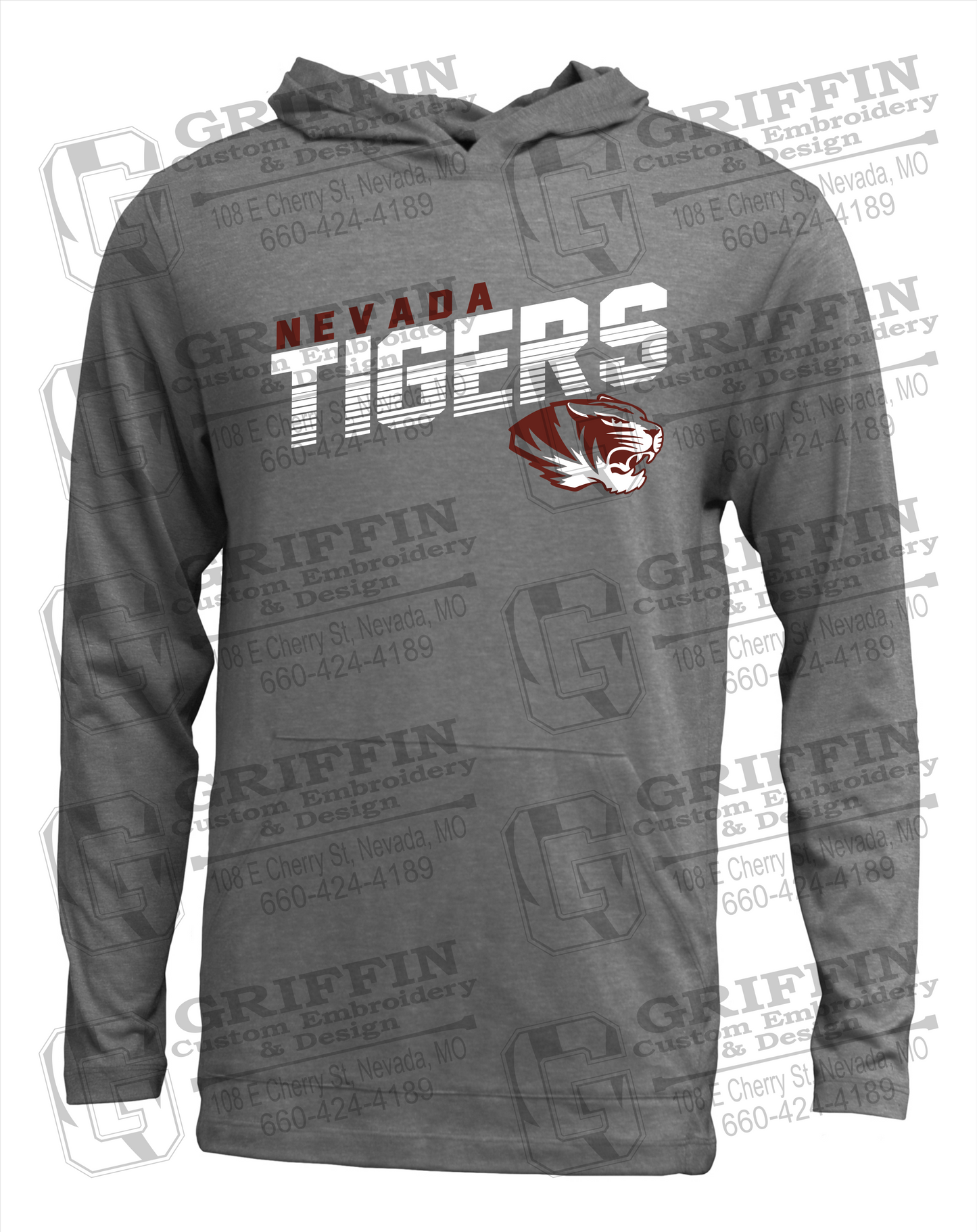 Nevada Tigers 19-A T-Shirt Hoodie