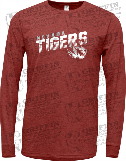 Soft-Tek Long Sleeve T-Shirt - Nevada Tigers 19-A