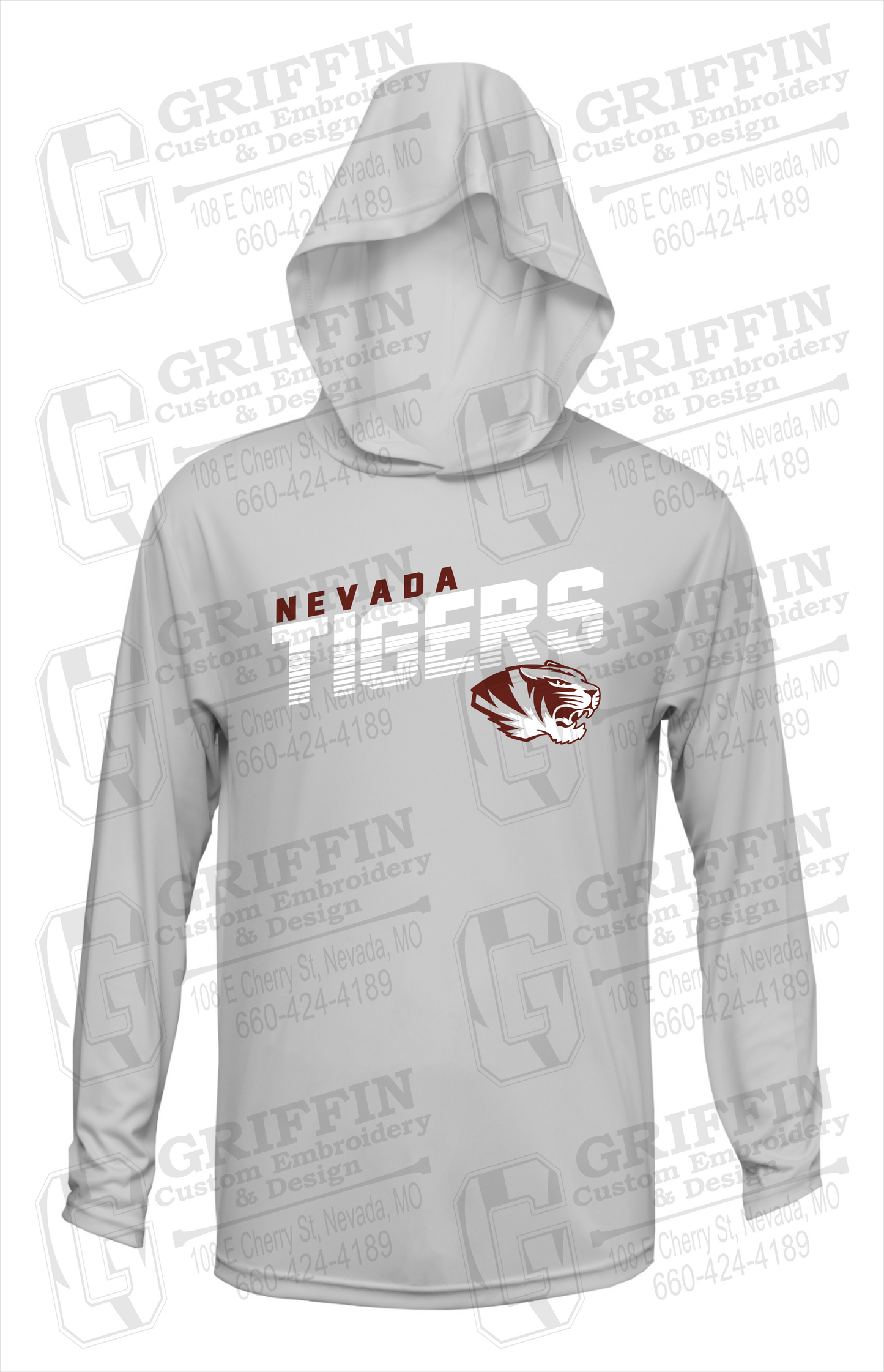 Dry-Fit T-Shirt Hoodie - Nevada Tigers 19-A