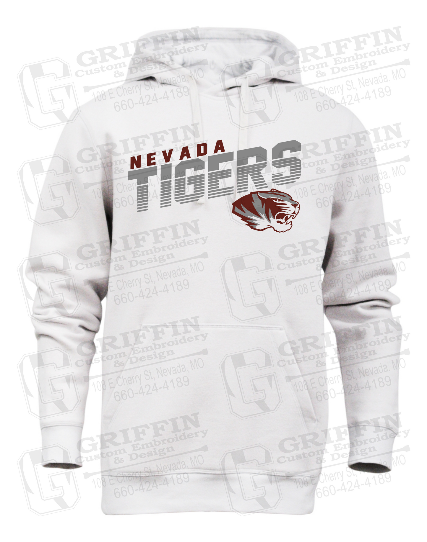 Heavyweight Fleece Hoodie - Nevada Tigers 19-A