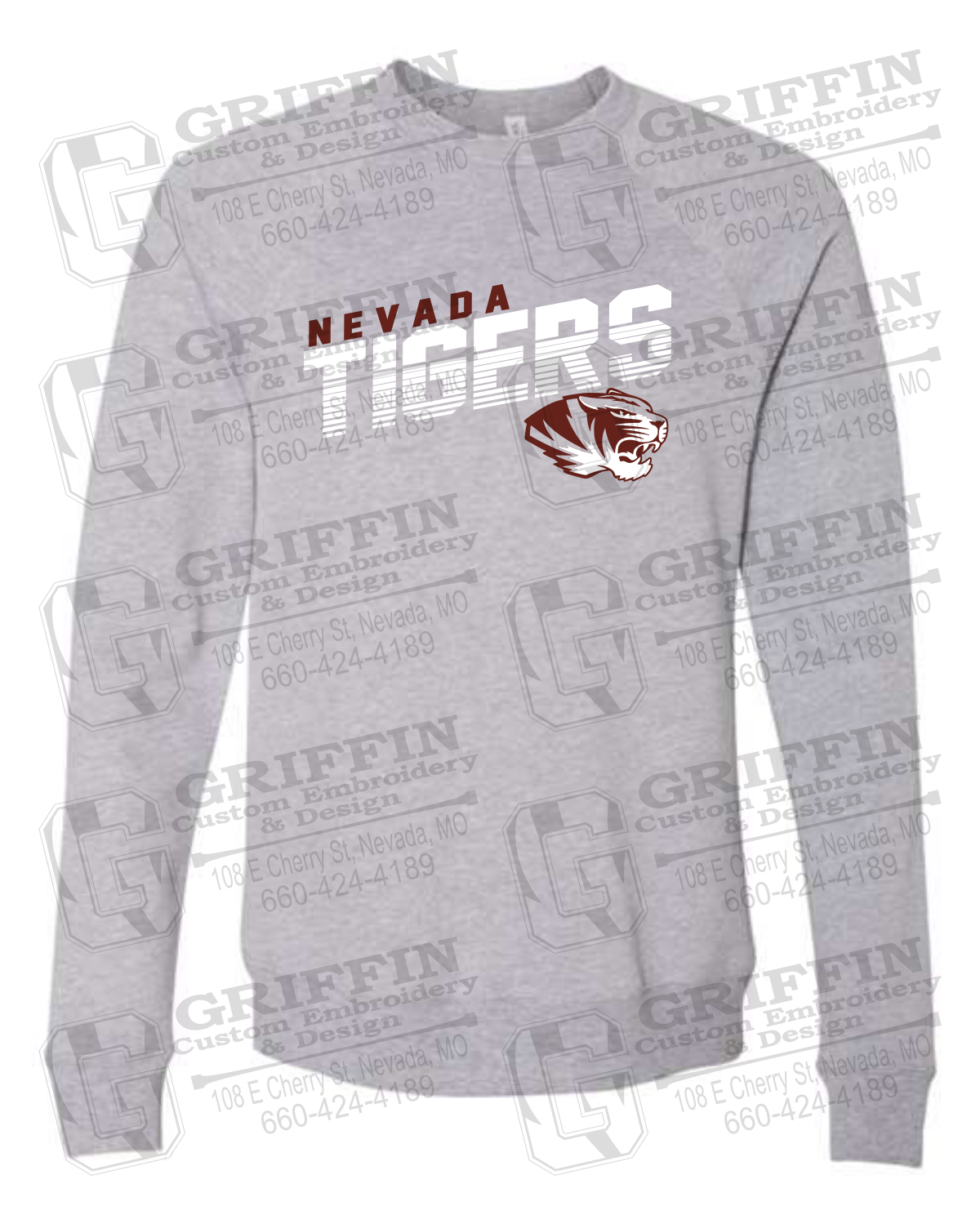 Sponge Fleece Sweatshirt - Nevada Tigers 19-A