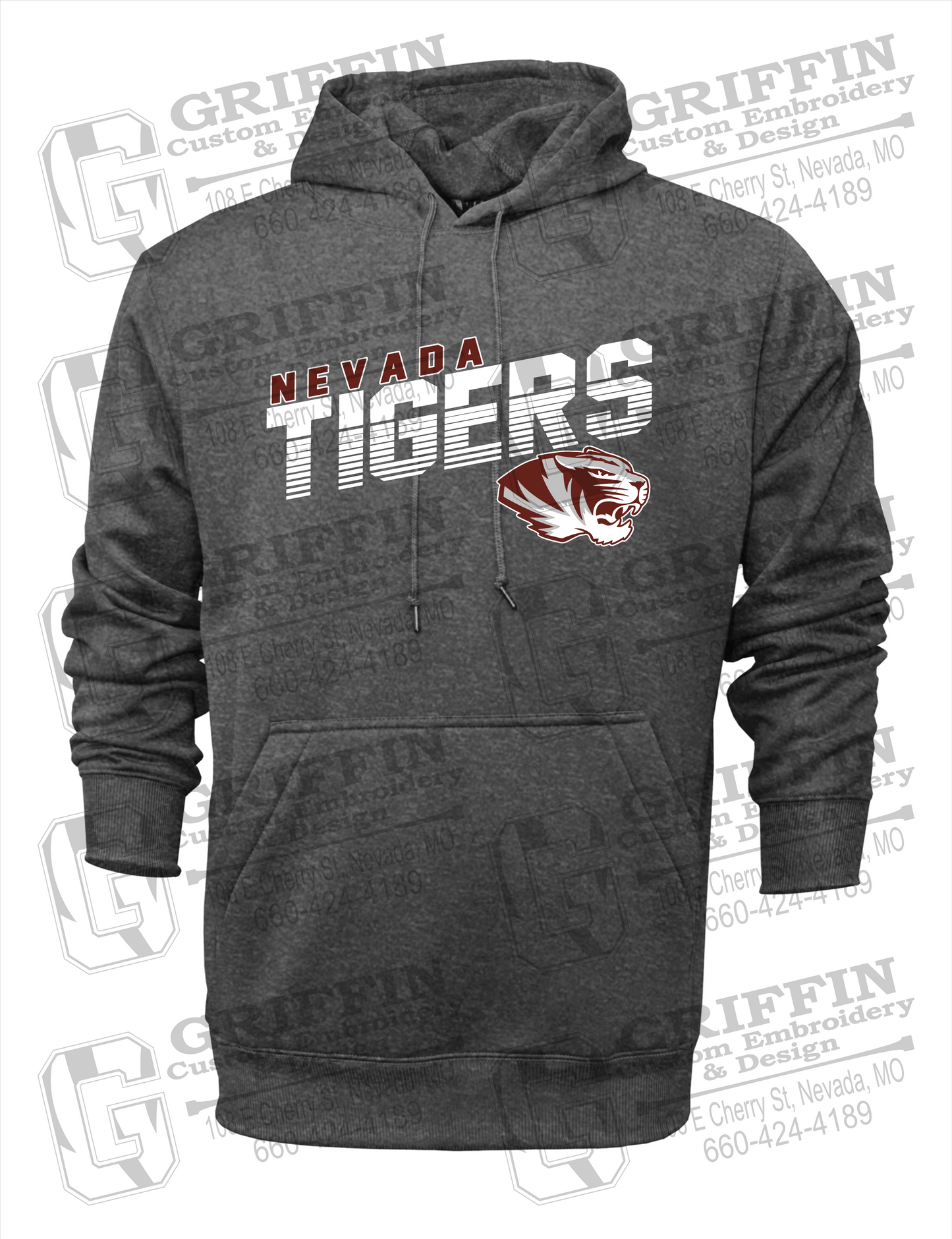 Performance Fleece Hoodie - Nevada Tigers 19-A