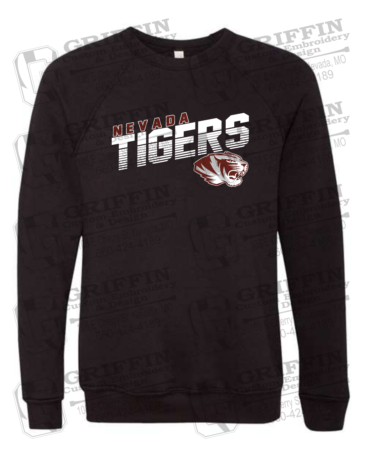 Sponge Fleece Sweatshirt - Nevada Tigers 19-A