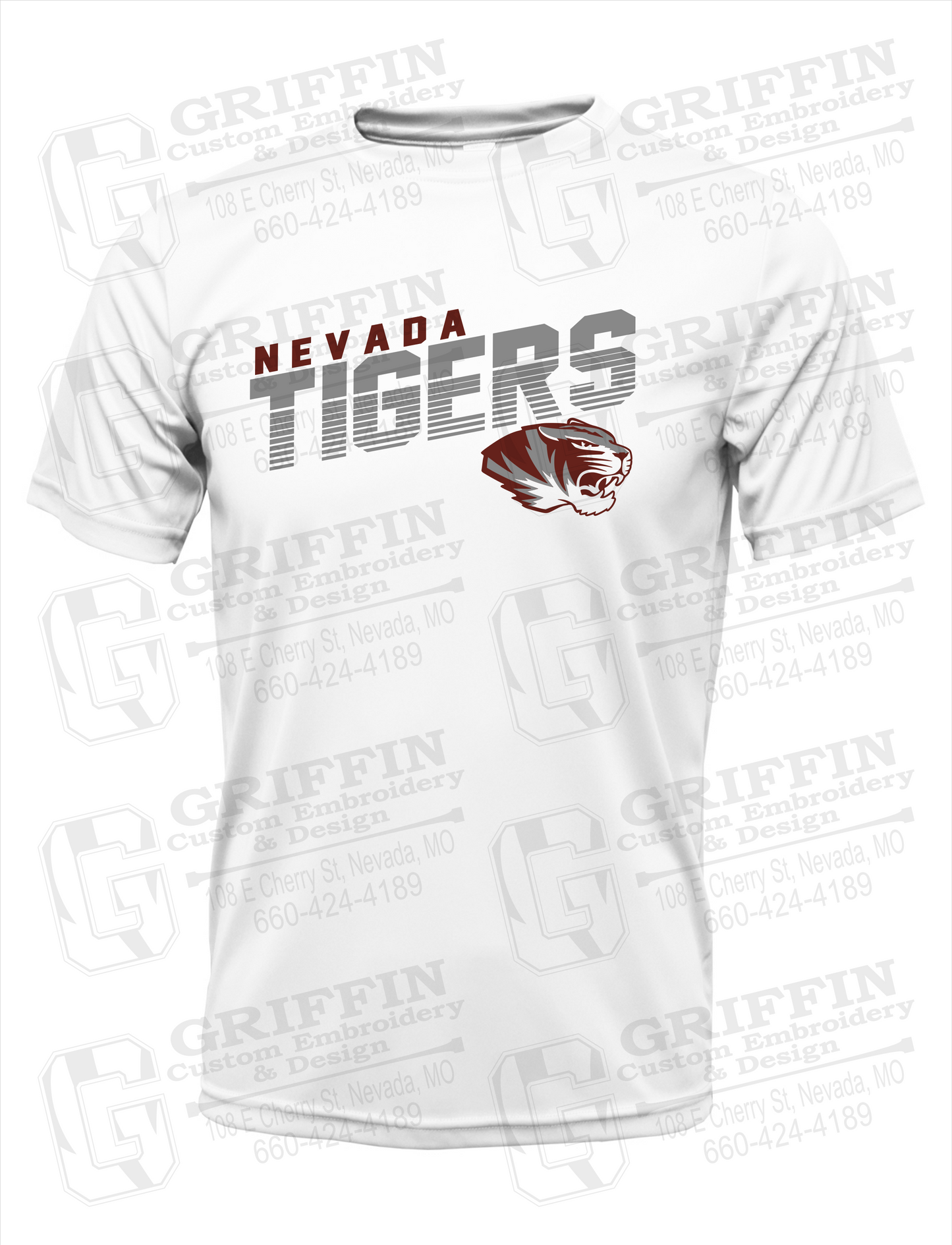 Dry-Fit Short Sleeve T-Shirt - Nevada Tigers 19-A