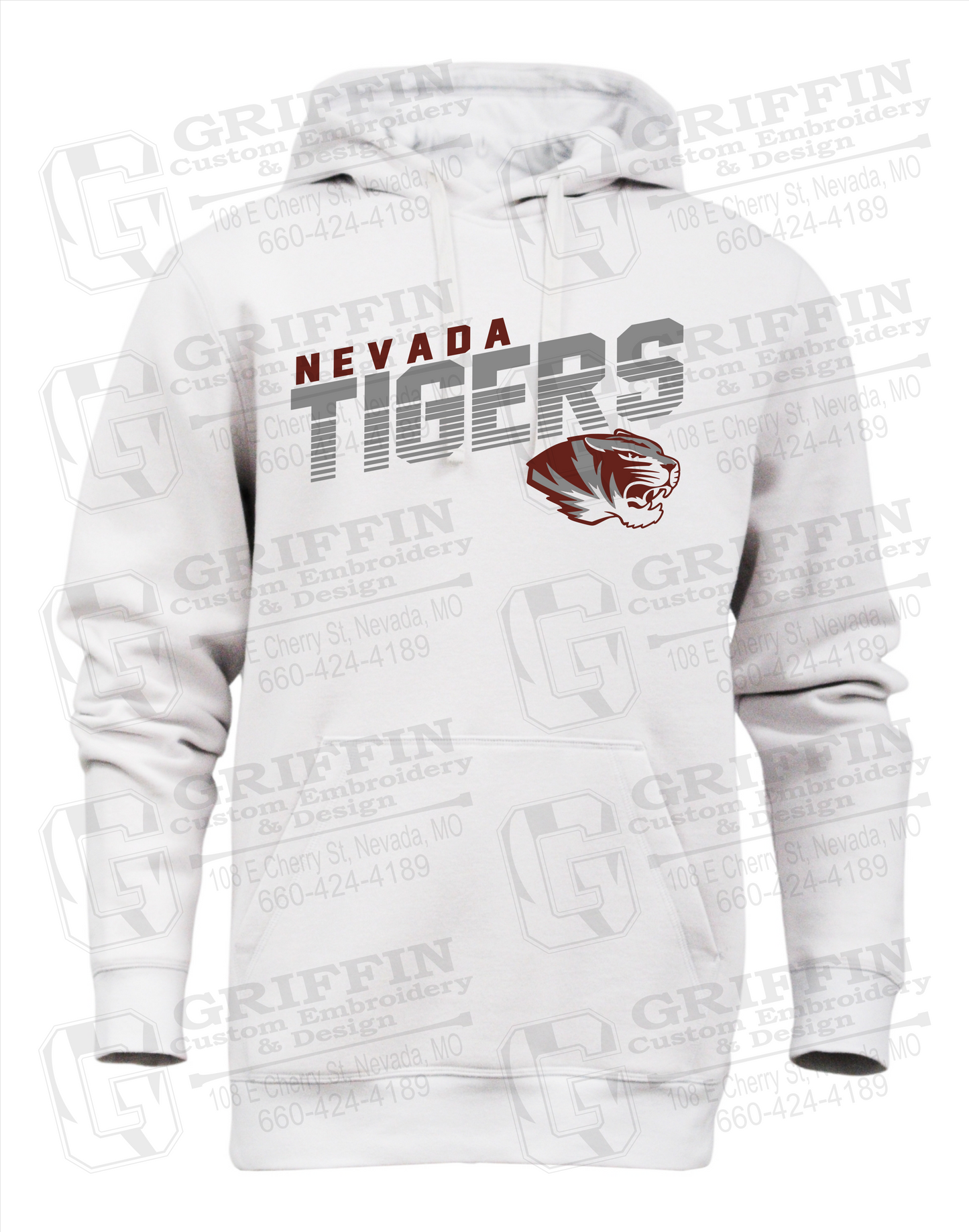 Nevada Tigers 19-A Youth Heavyweight Hoodie