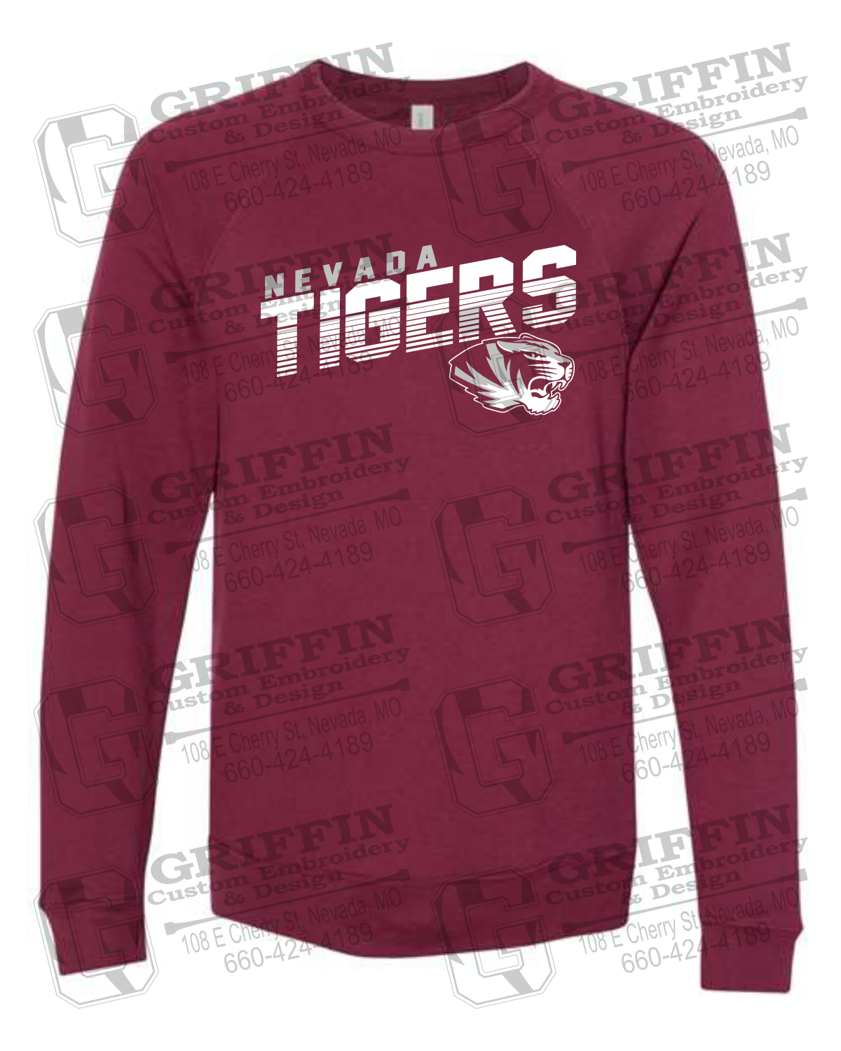 Sponge Fleece Sweatshirt - Nevada Tigers 19-A