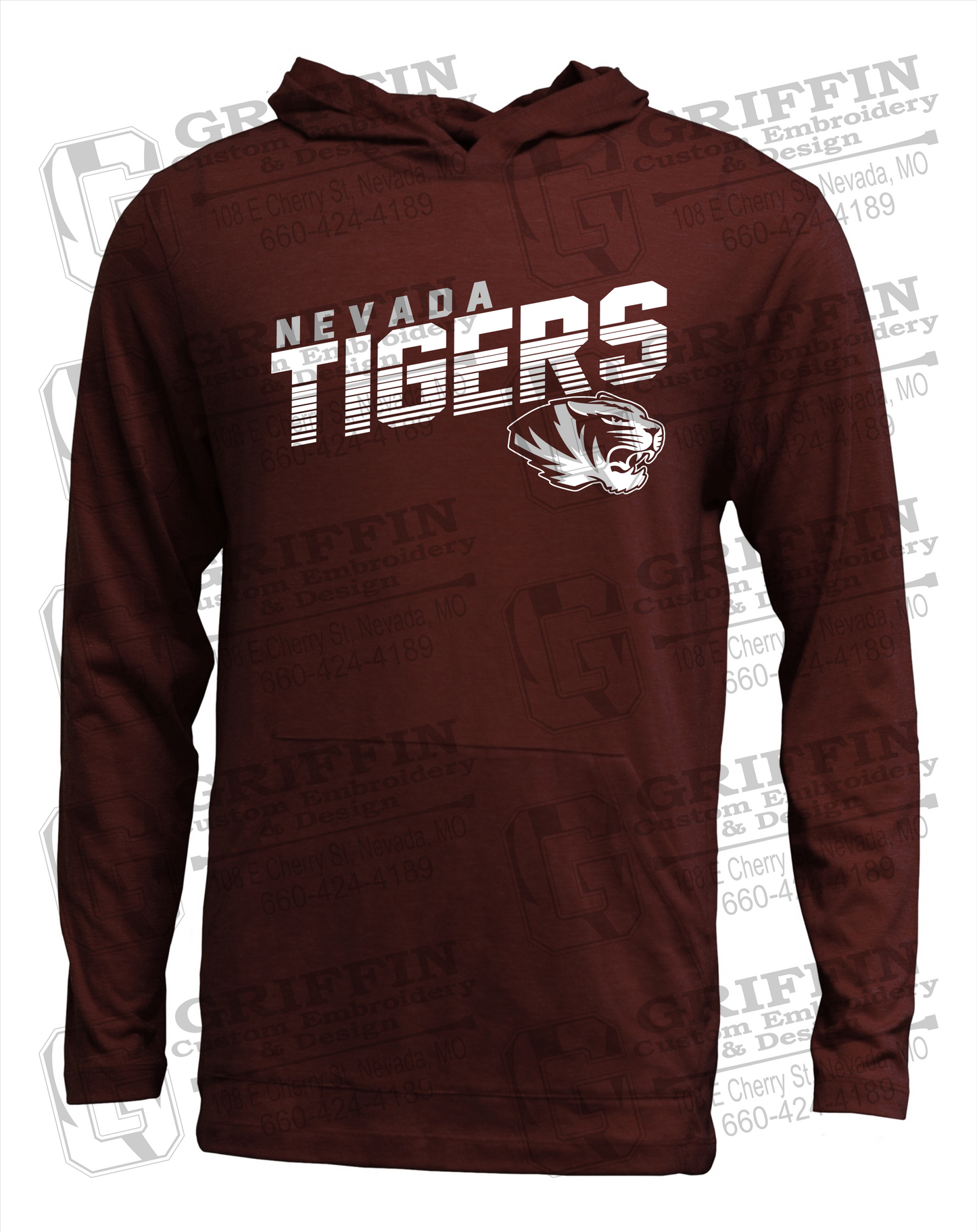 Nevada Tigers 19-A T-Shirt Hoodie