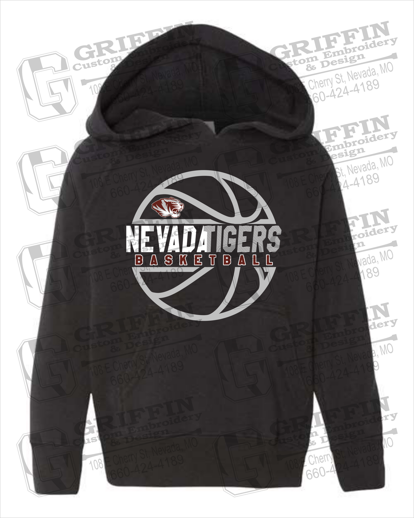 Nevada Tigers 19-V Toddler Hoodie - Basketball
