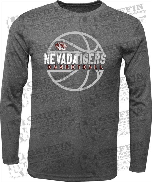 Dry-Fit Long Sleeve T-Shirt - Basketball - Nevada Tigers 19-V