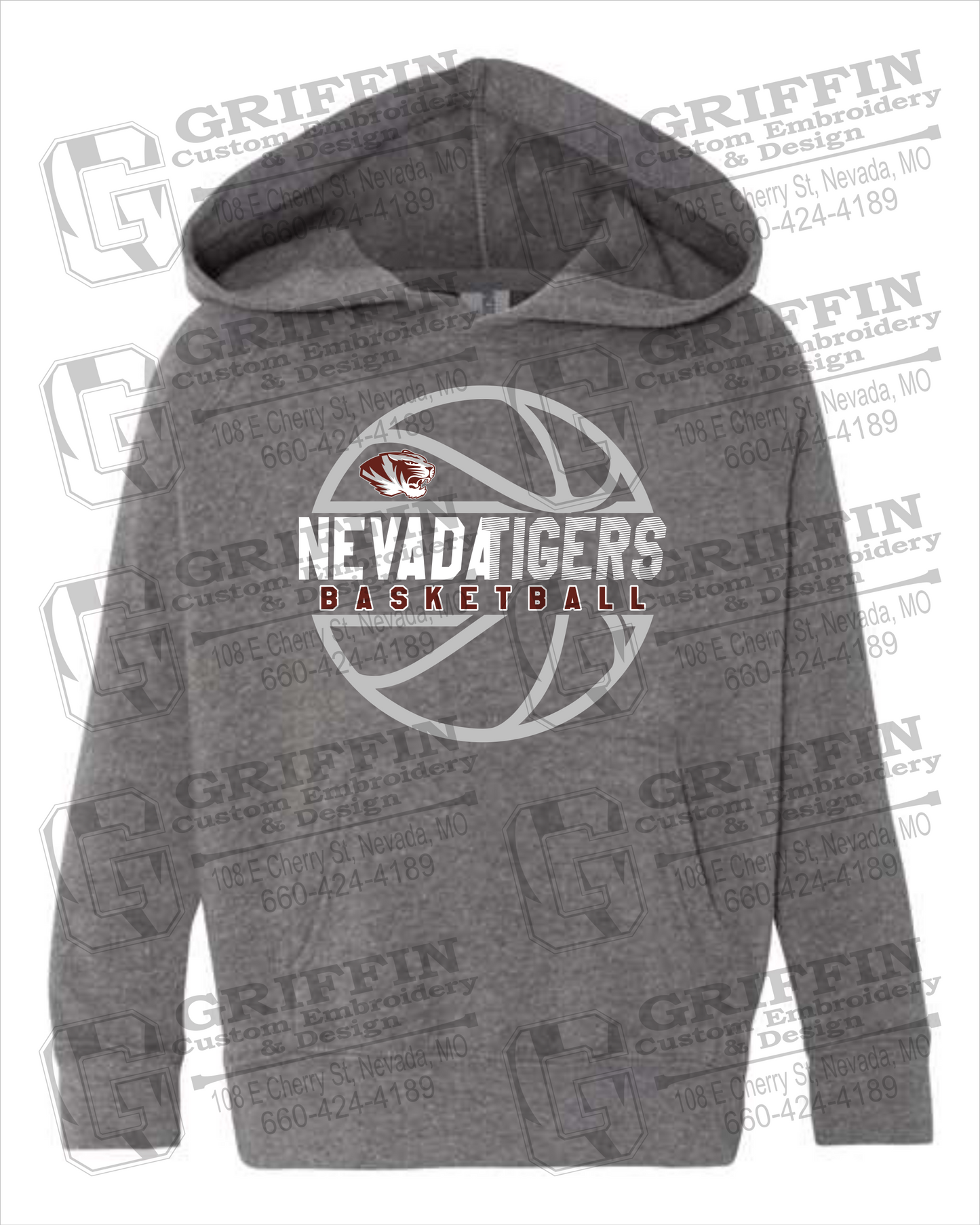 Nevada Tigers 19-V Toddler Hoodie - Basketball