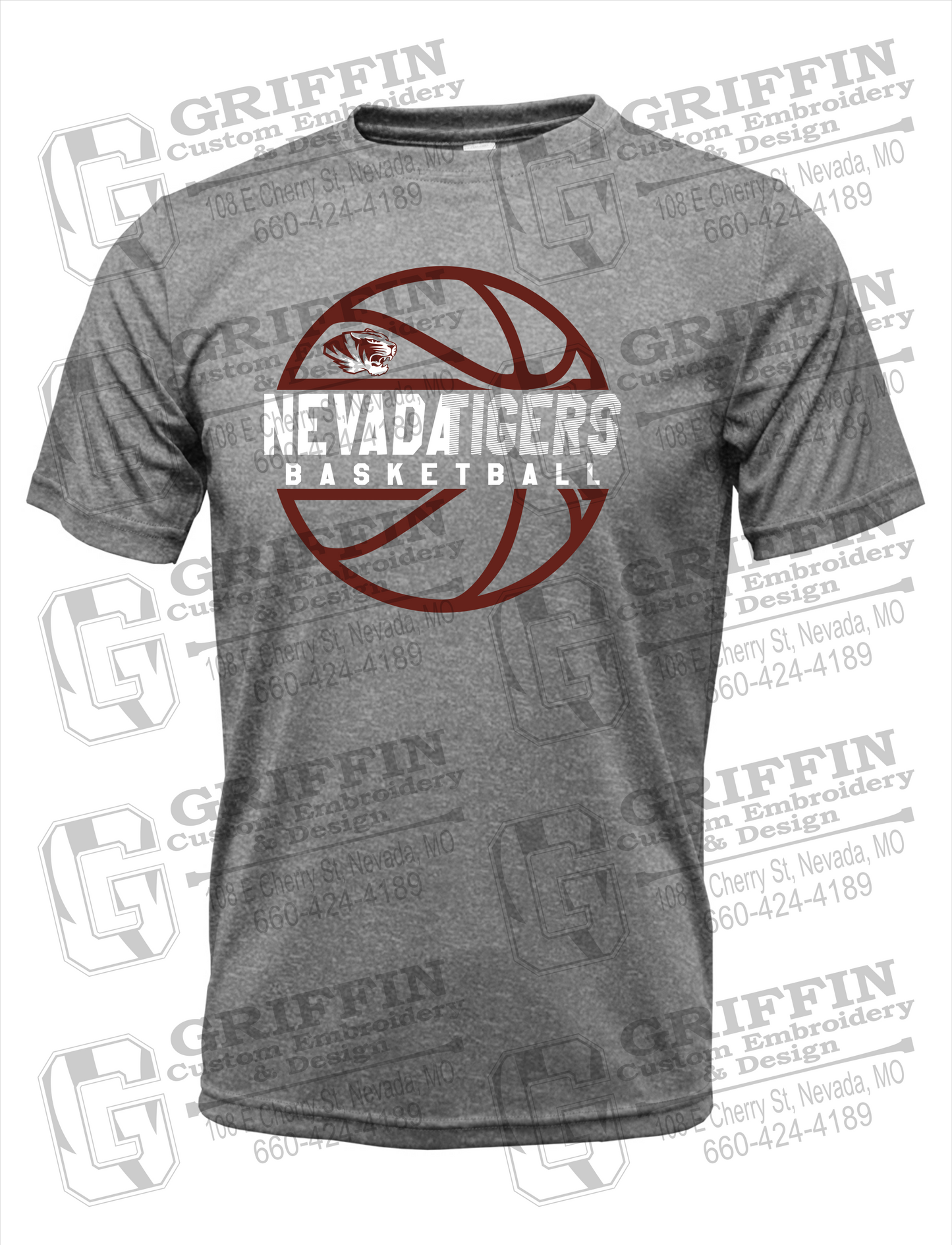 Nevada Tigers 19-V Dry-Fit T-Shirt - Basketball