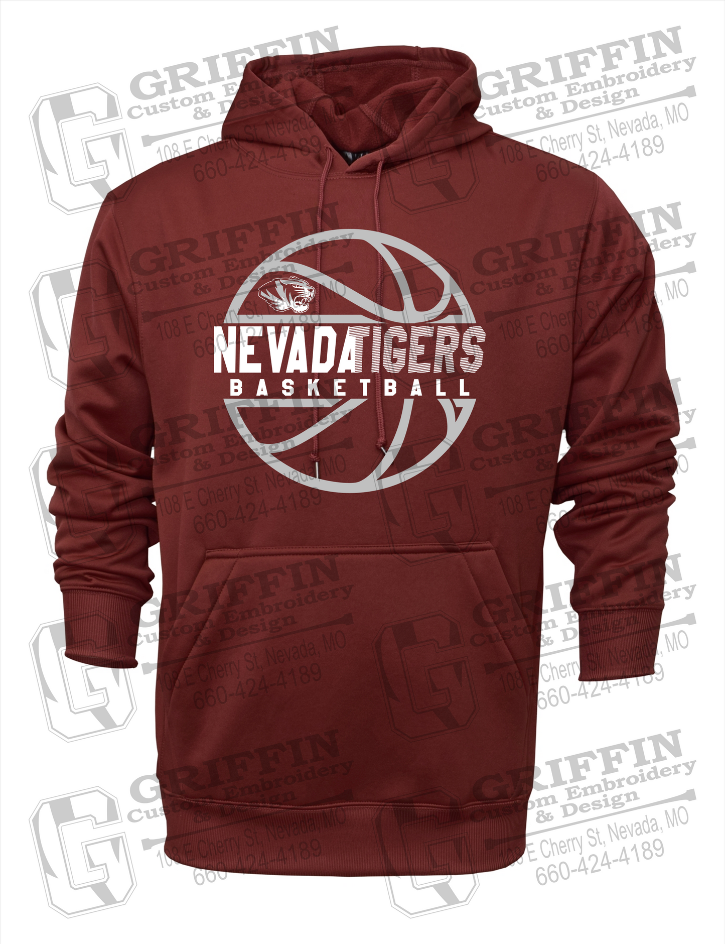Nevada Tigers 19-V Hoodie - Basketball