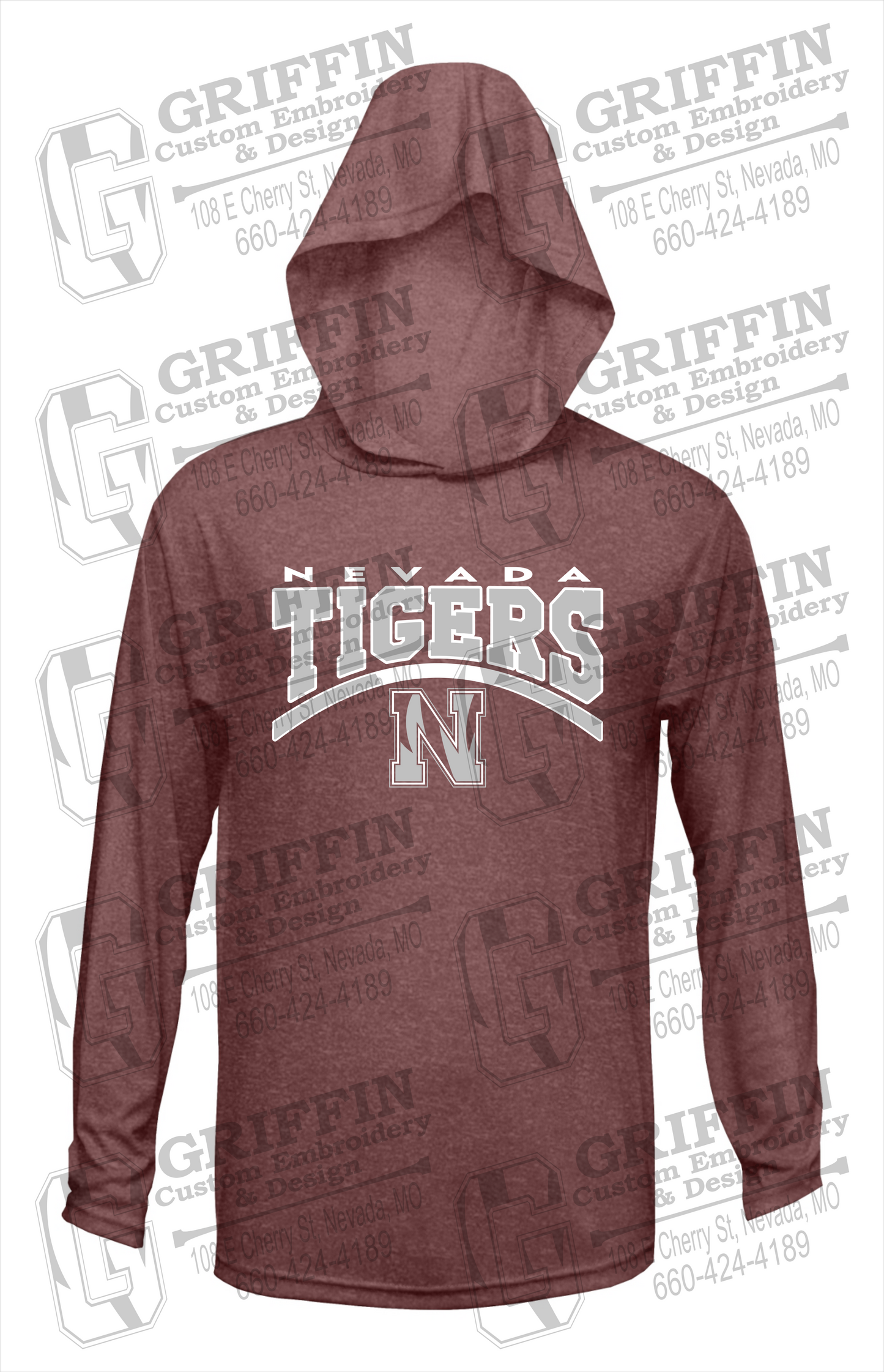 Dry-Fit T-Shirt Hoodie - Nevada Tigers 20-Q