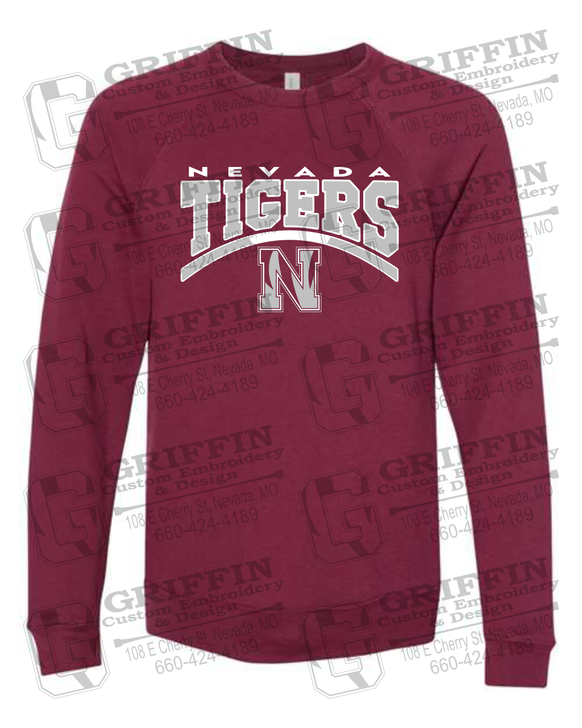 Sponge Fleece Sweatshirt - Nevada Tigers 20-Q