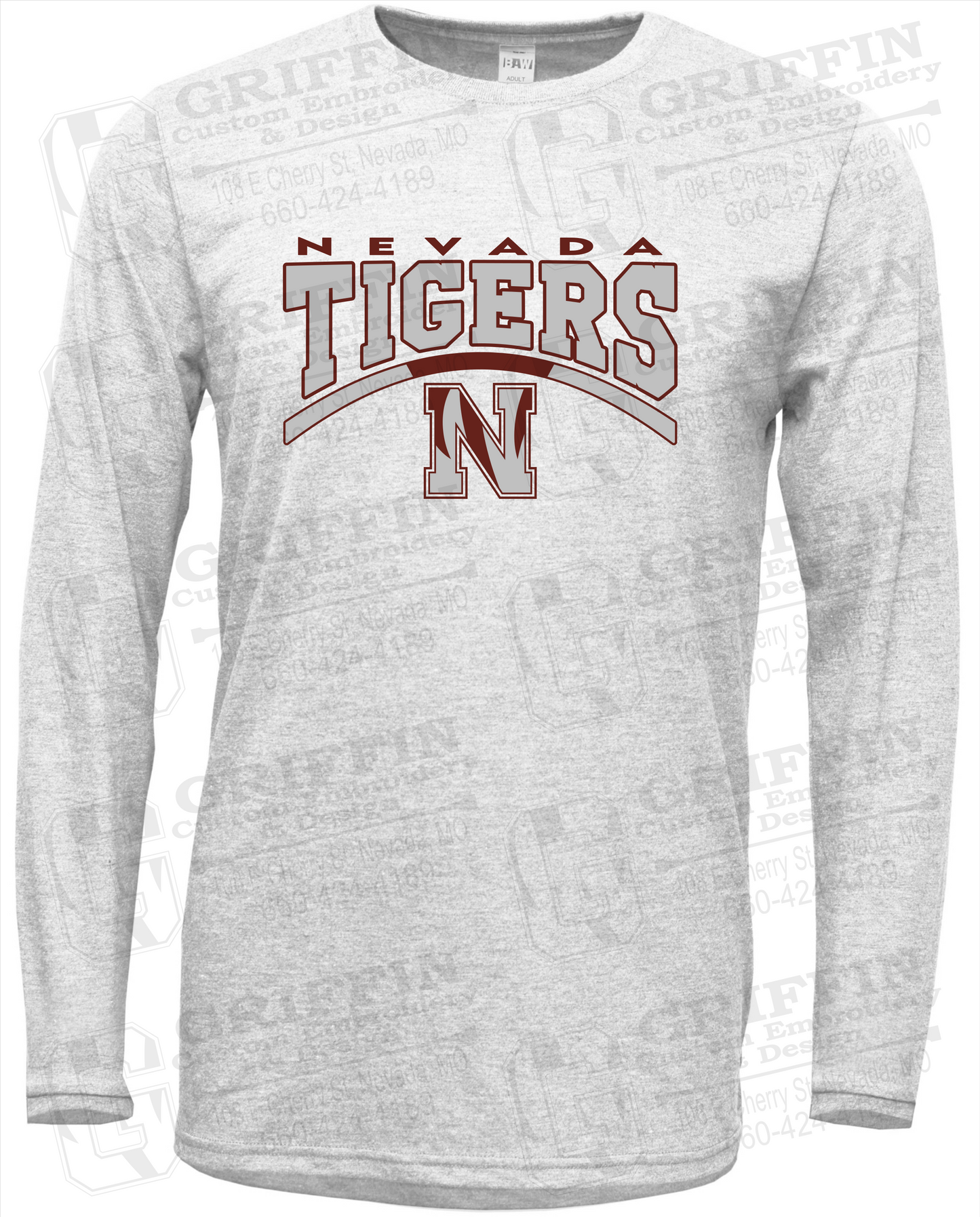 Soft-Tek Long Sleeve T-Shirt - Nevada Tigers 20-Q