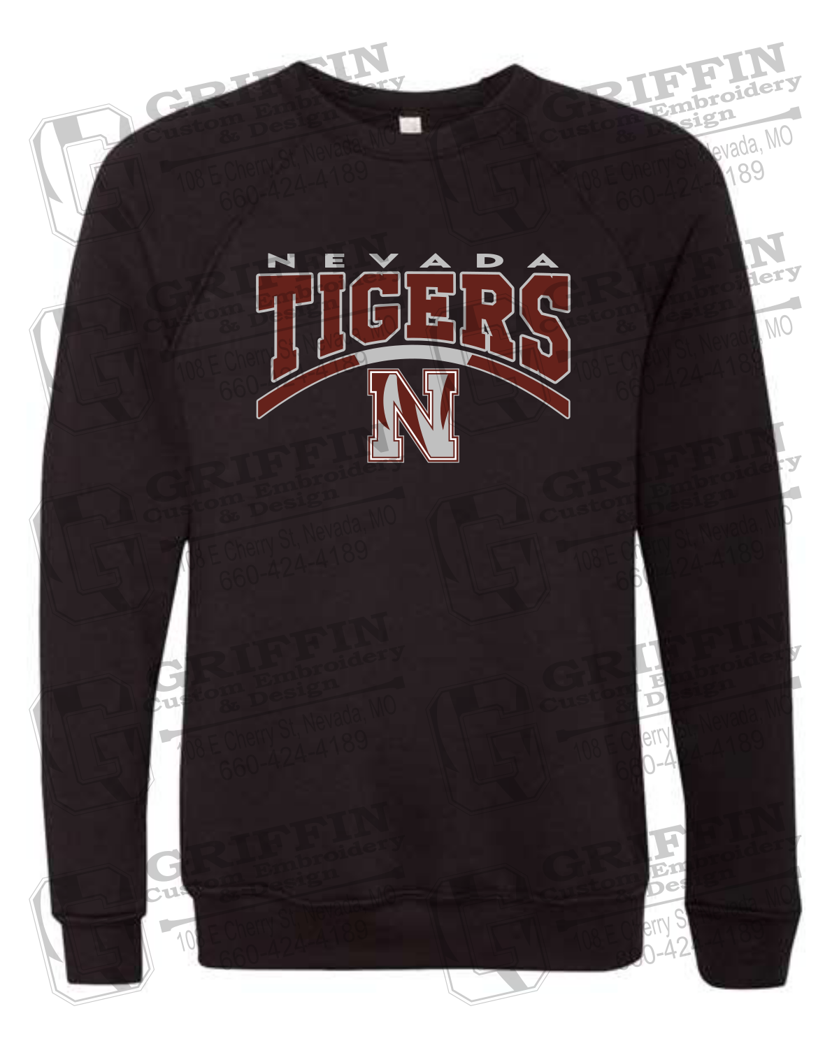 Sponge Fleece Sweatshirt - Nevada Tigers 20-Q