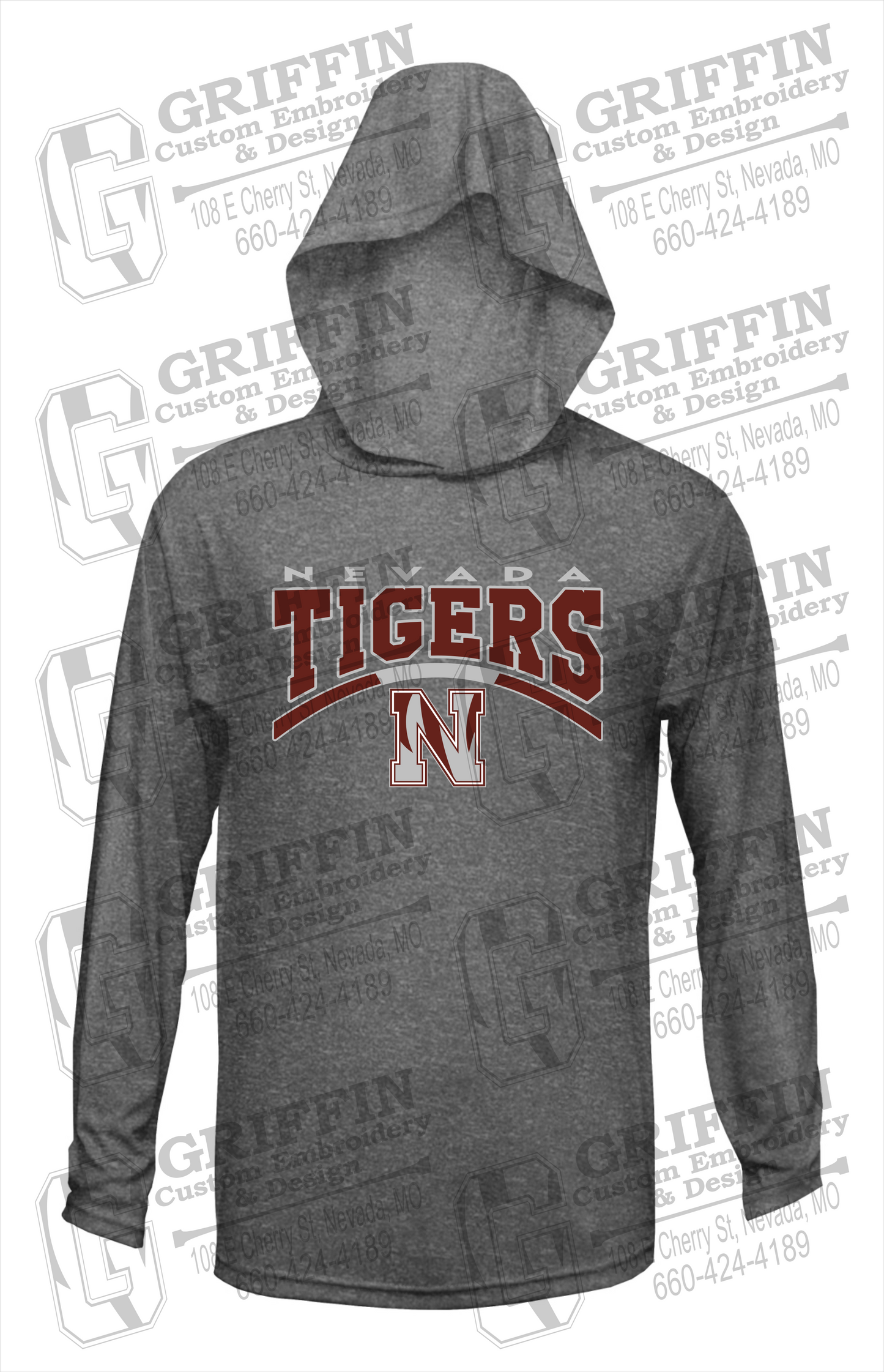 Dry-Fit T-Shirt Hoodie - Nevada Tigers 20-Q