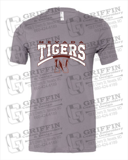 Nevada Tigers 20-Q 100% Cotton Short Sleeve T-Shirt