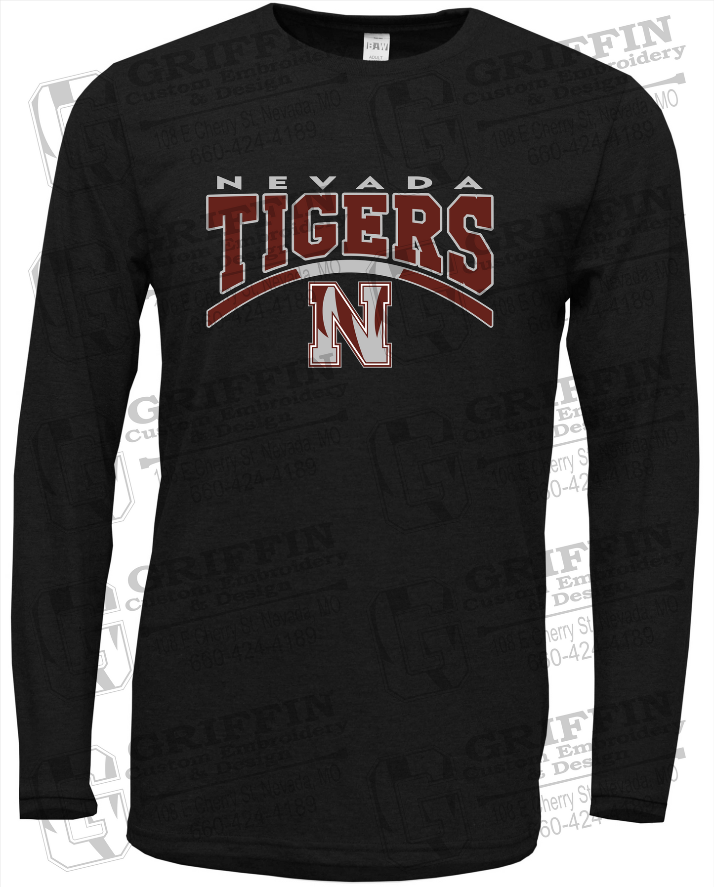 Nevada Tigers 20-Q Long Sleeve T-Shirt