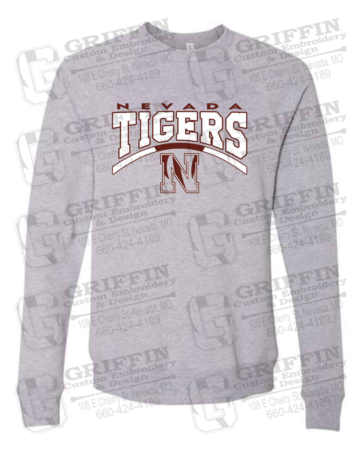 Sponge Fleece Sweatshirt - Nevada Tigers 20-Q