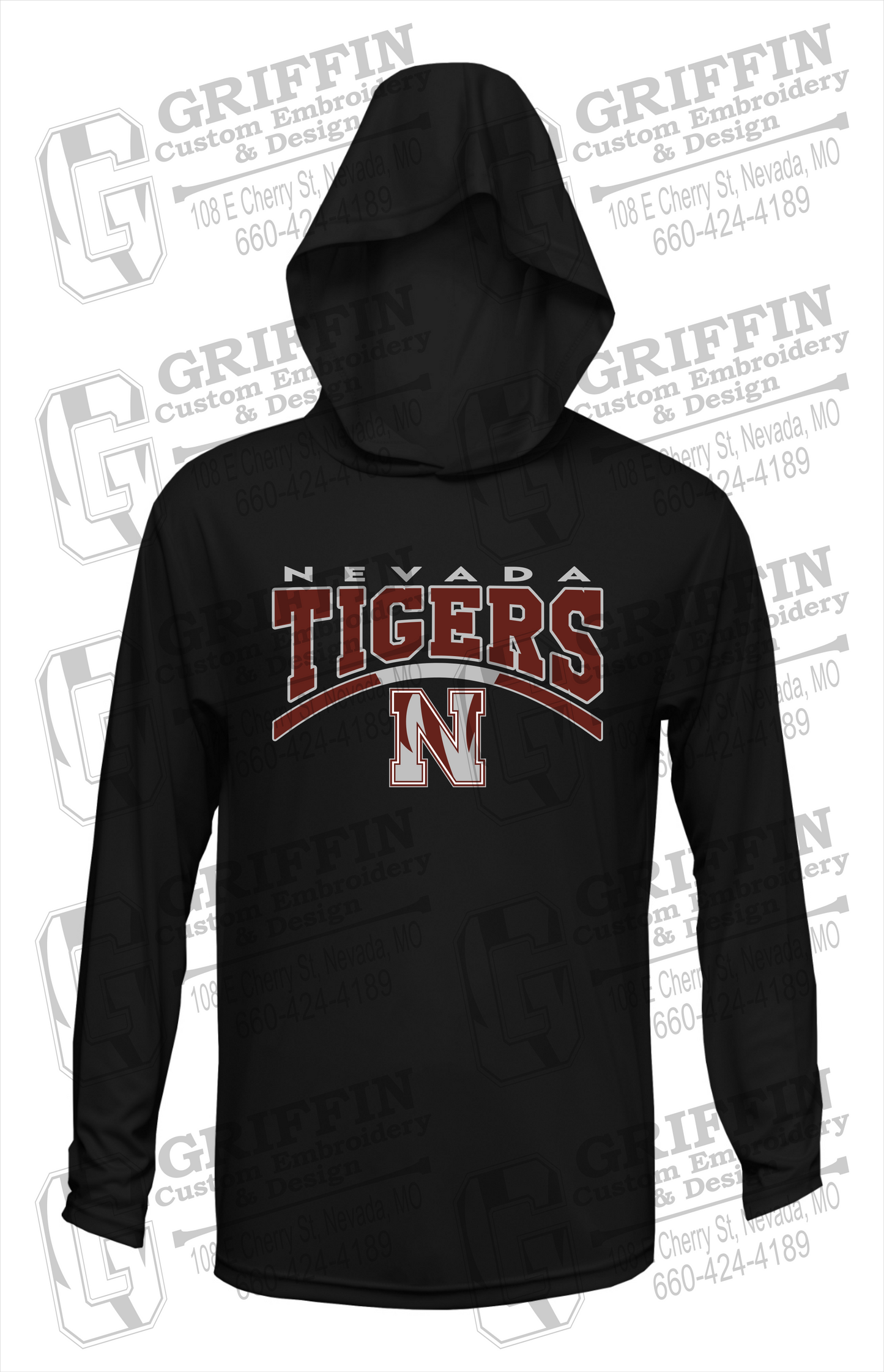 Dry-Fit T-Shirt Hoodie - Nevada Tigers 20-Q