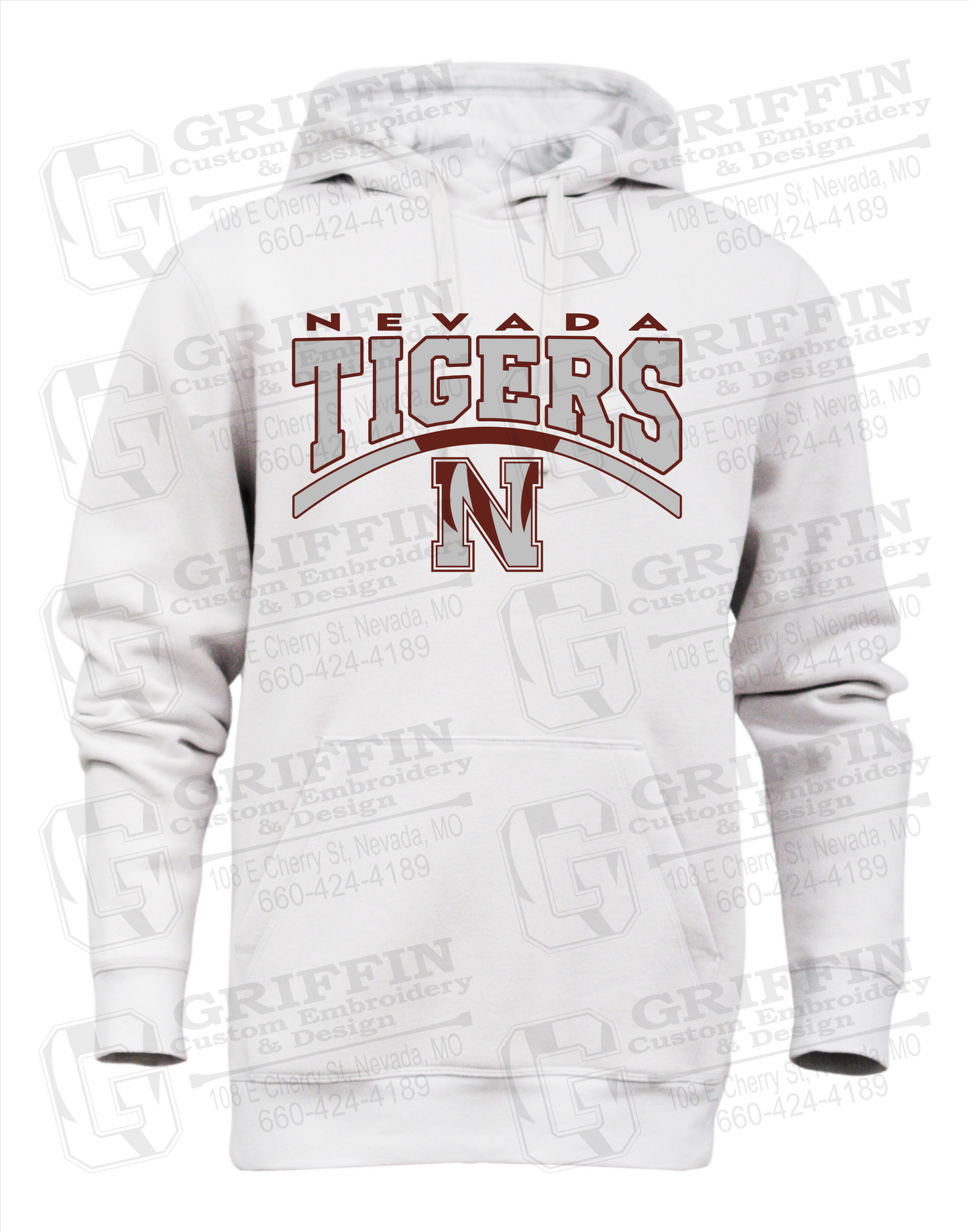 Heavyweight Fleece Hoodie - Nevada Tigers 20-Q