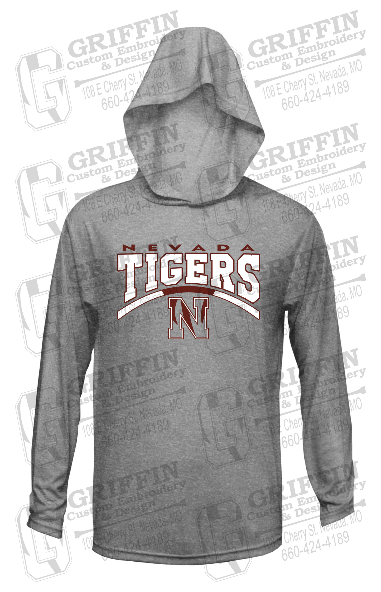 Dry-Fit T-Shirt Hoodie - Nevada Tigers 20-Q