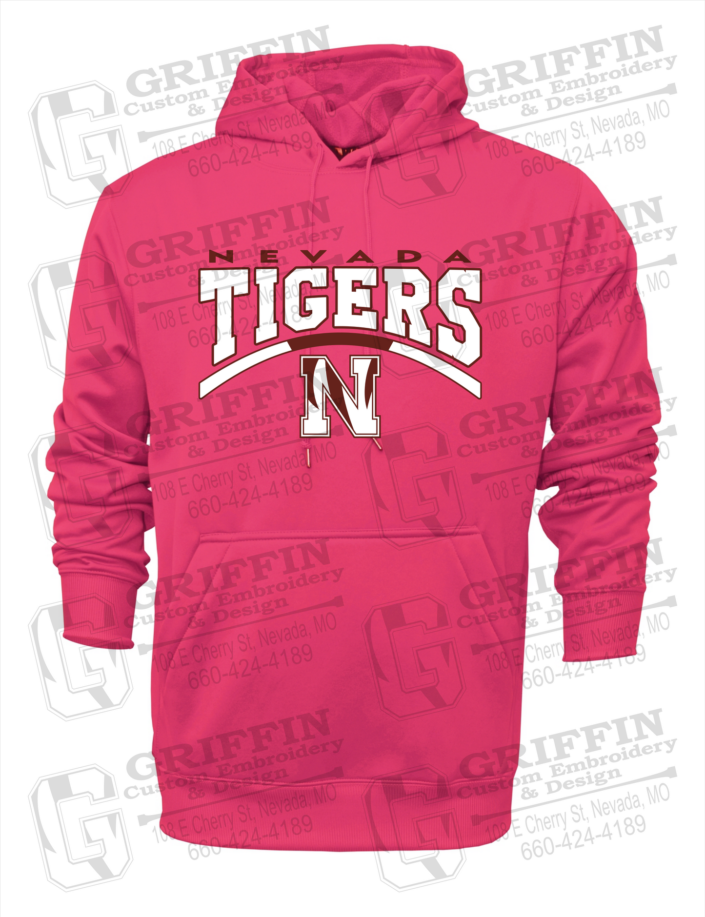 Performance Fleece Hoodie - Nevada Tigers 20-Q