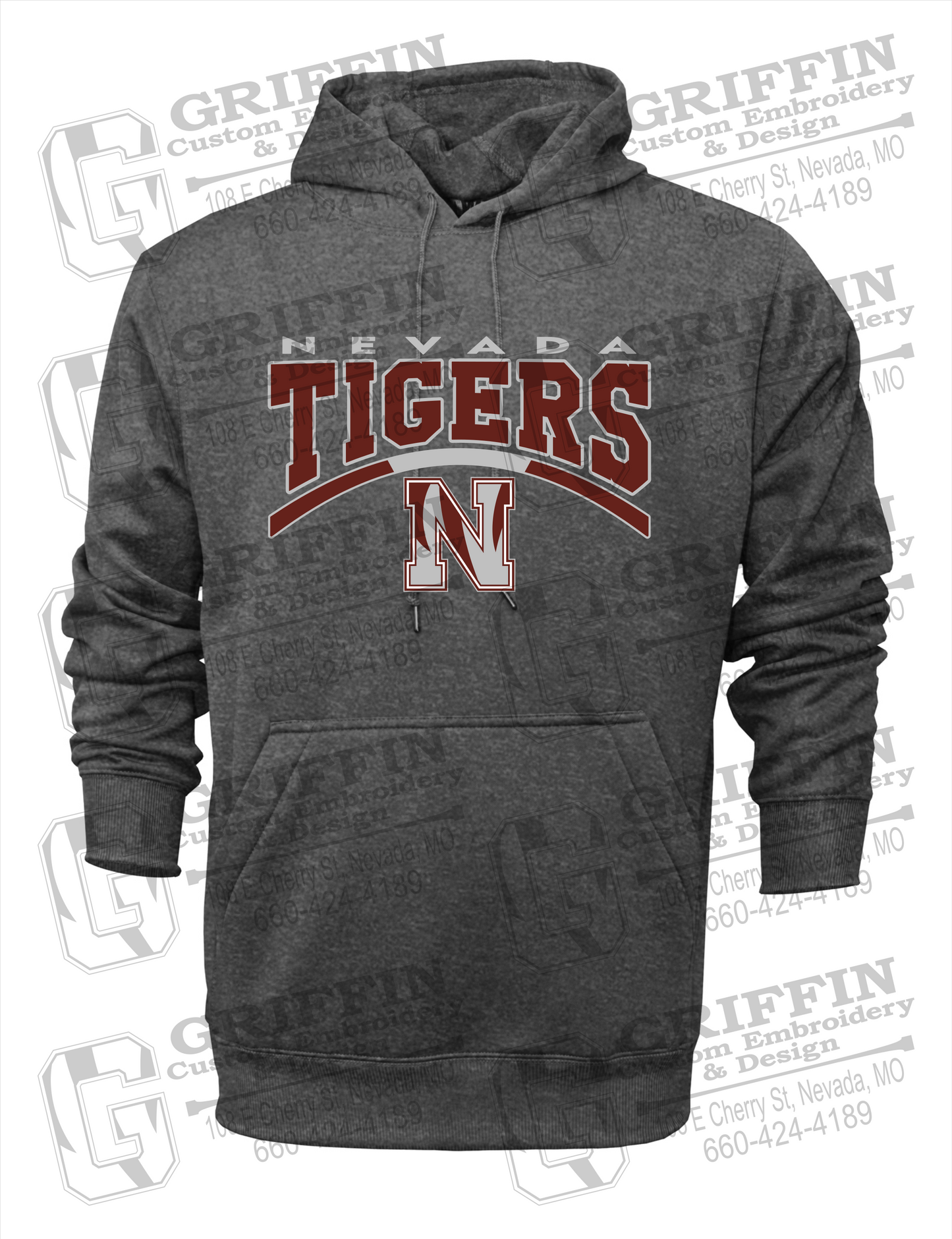 Performance Fleece Hoodie - Nevada Tigers 20-Q