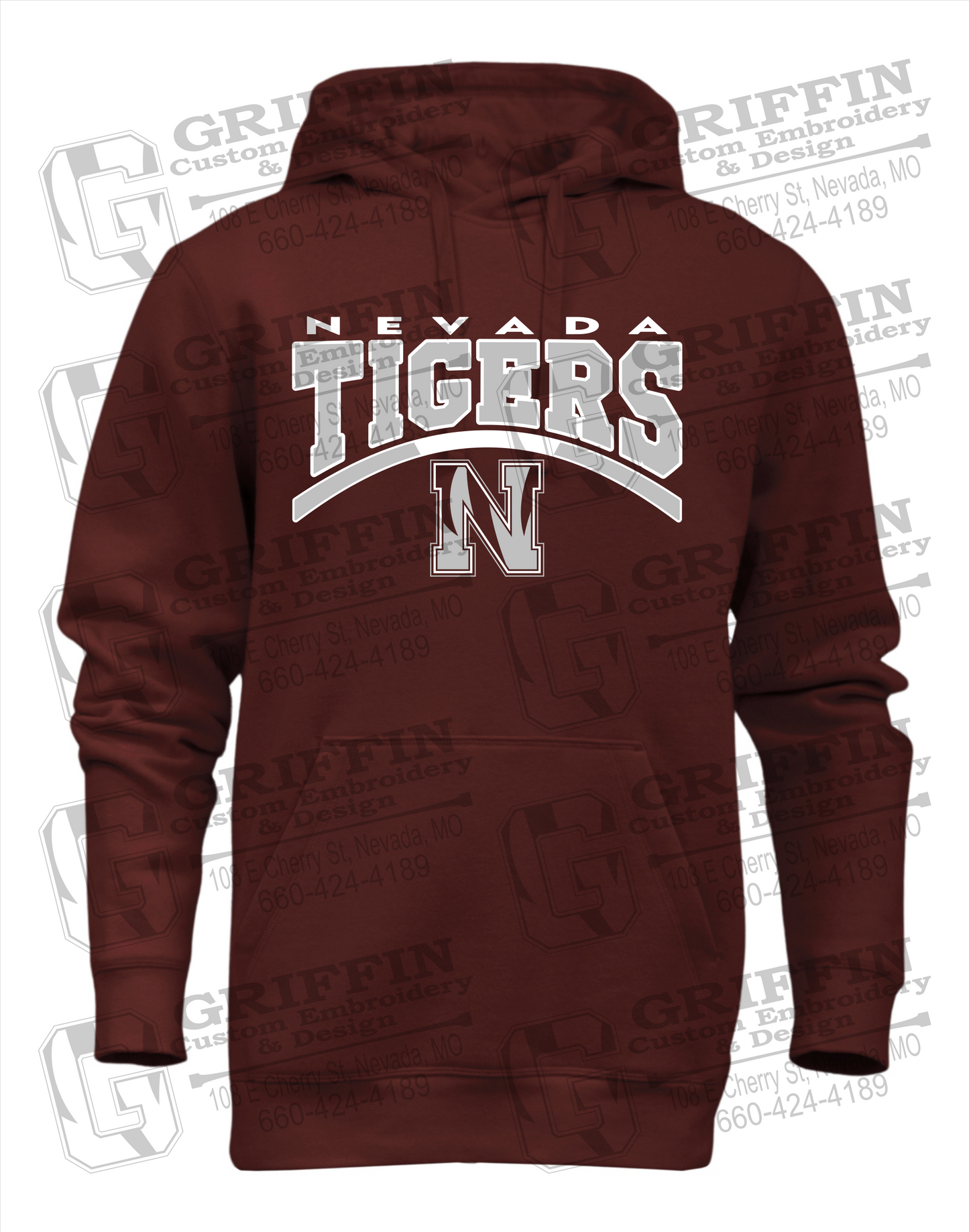 Heavyweight Fleece Hoodie - Nevada Tigers 20-Q