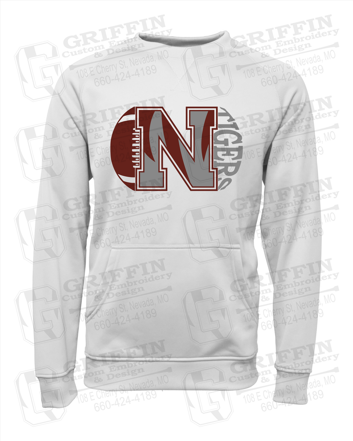 Nevada Tigers 20-S Sweatshirt - Football