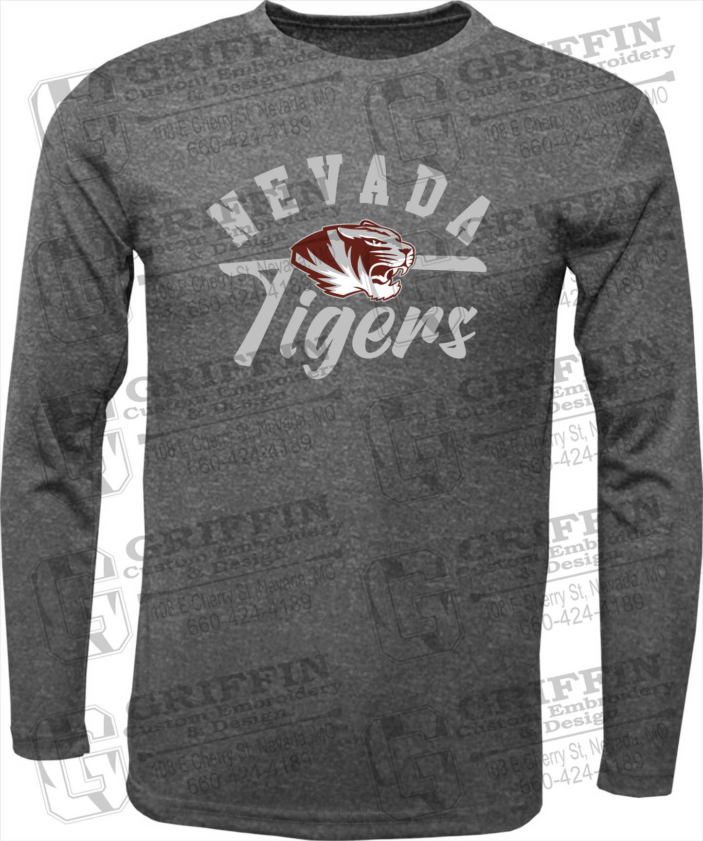 Dry-Fit Long Sleeve T-Shirt - Nevada Tigers 20-Z