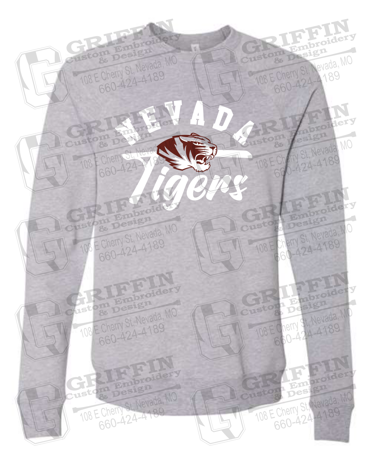Sponge Fleece Sweatshirt - Nevada Tigers 20-Z