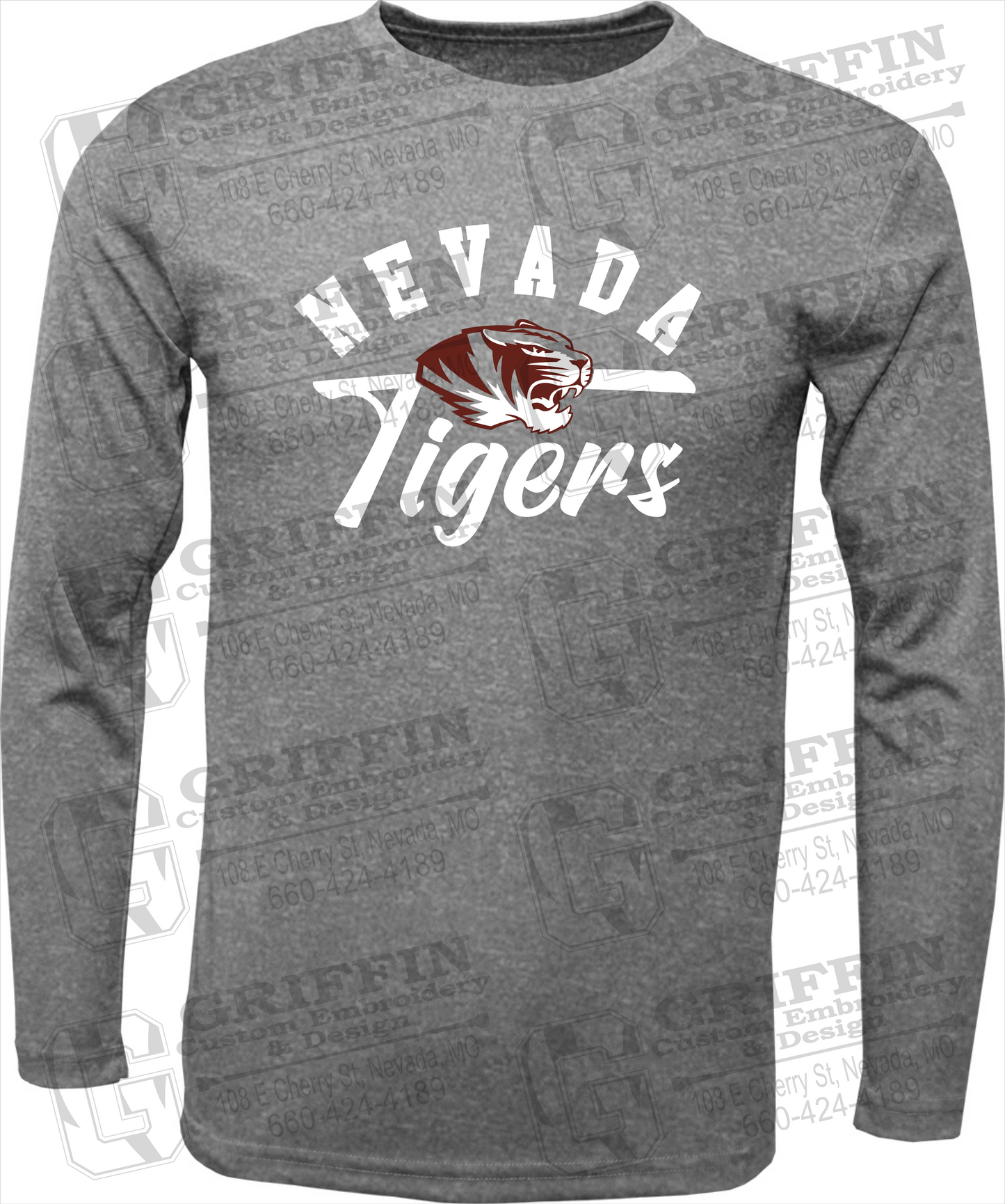 Dry-Fit Long Sleeve T-Shirt - Nevada Tigers 20-Z