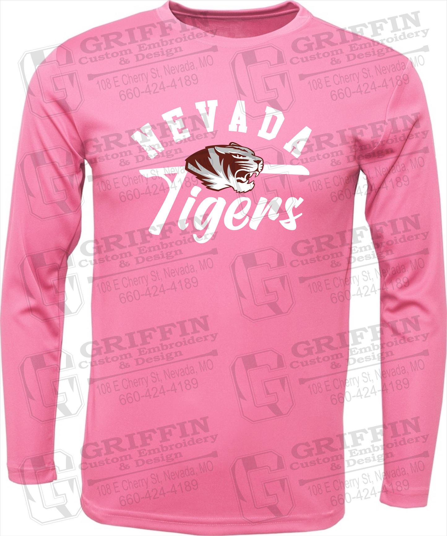 Toddler Dry-Fit Long Sleeve T-Shirt - Nevada Tigers 20-Z